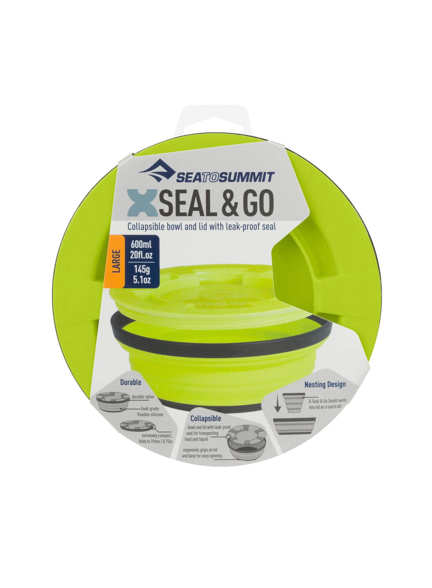 Spremnik za hranu Sea To Summit X-Seal & Go Large - lime