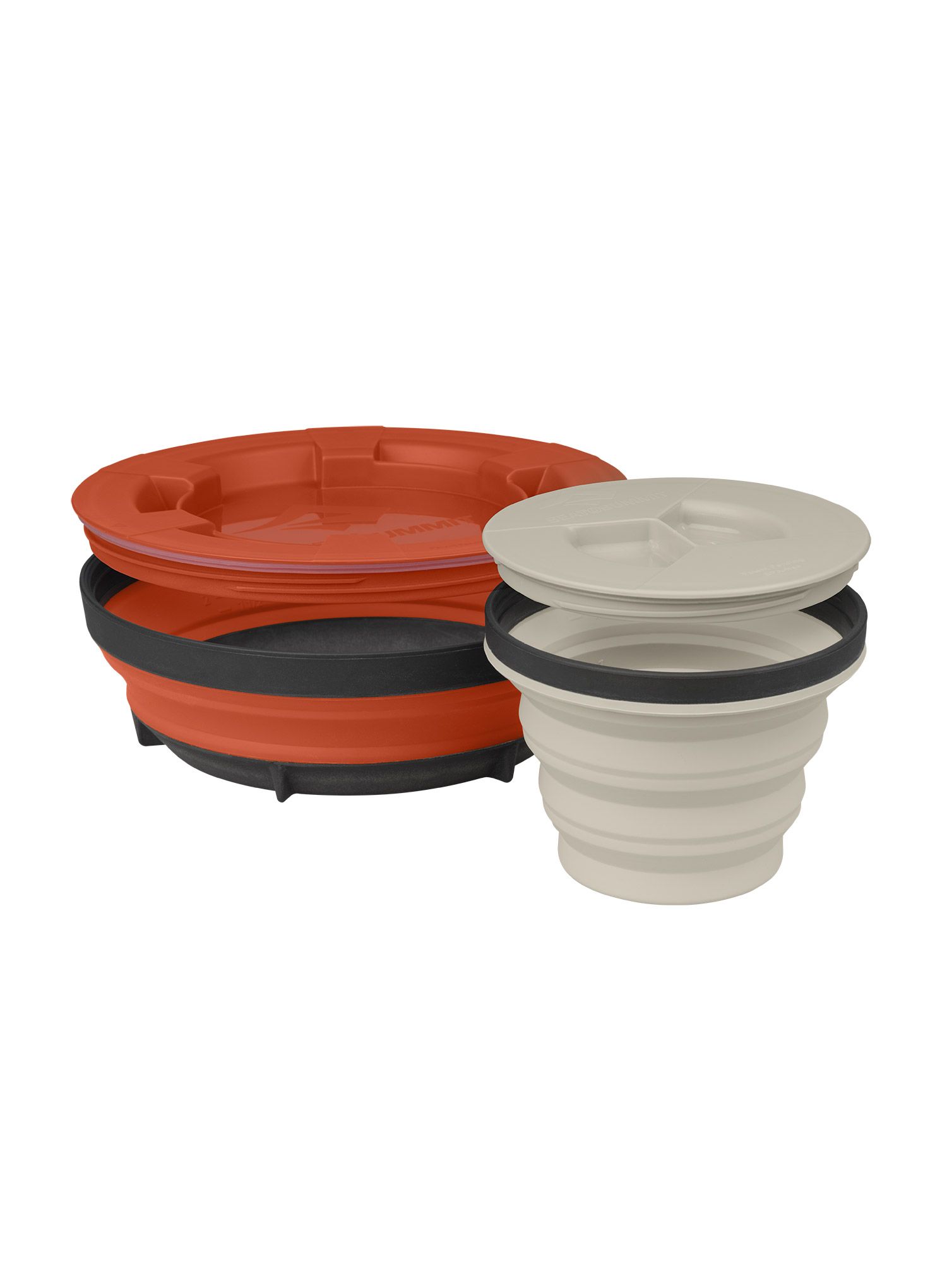Zdjele Sea To Summit X-Seal & Go Set Large - rust