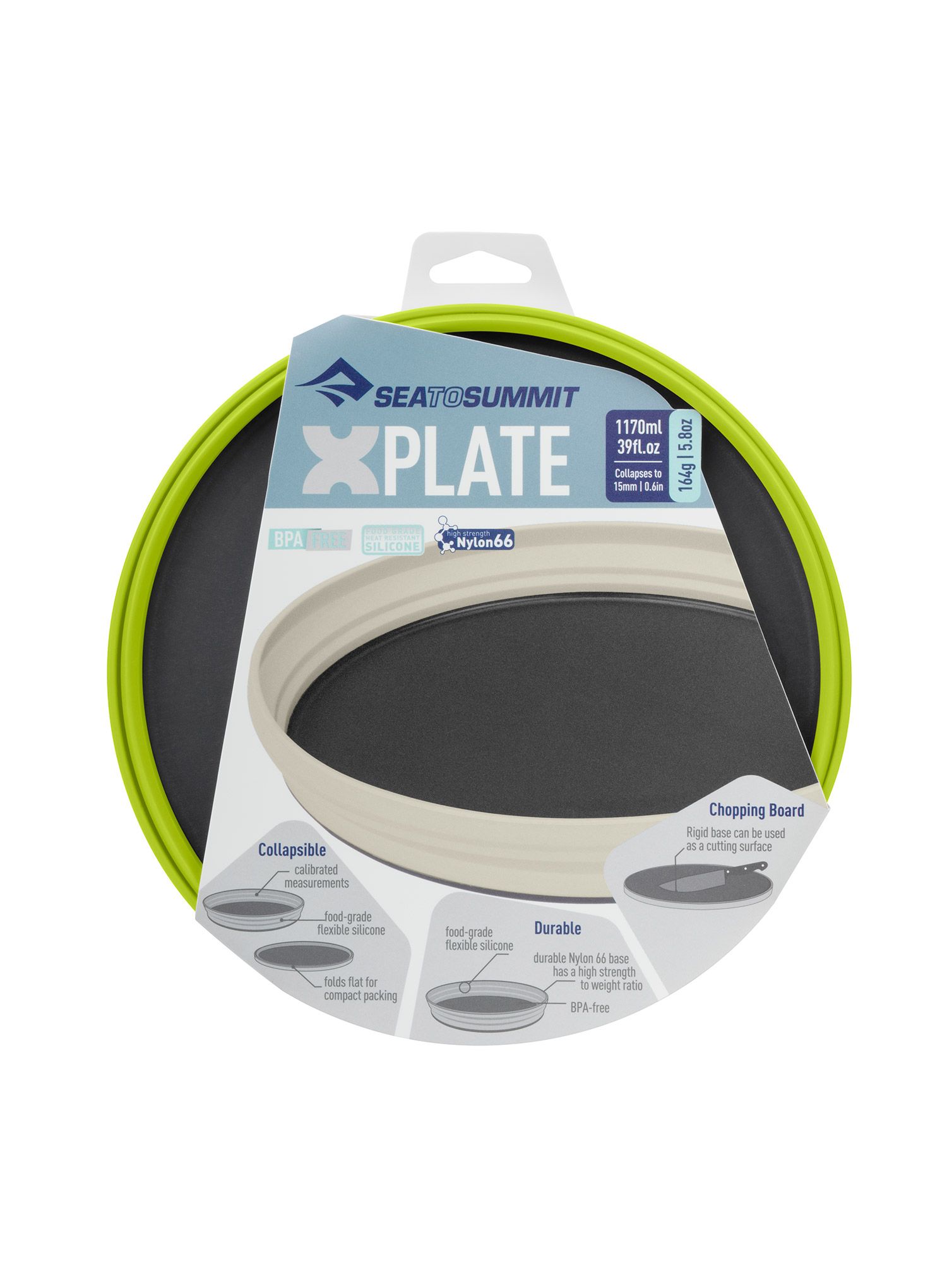 Tanjur Sea To Summit X-Series X-Plate - lime