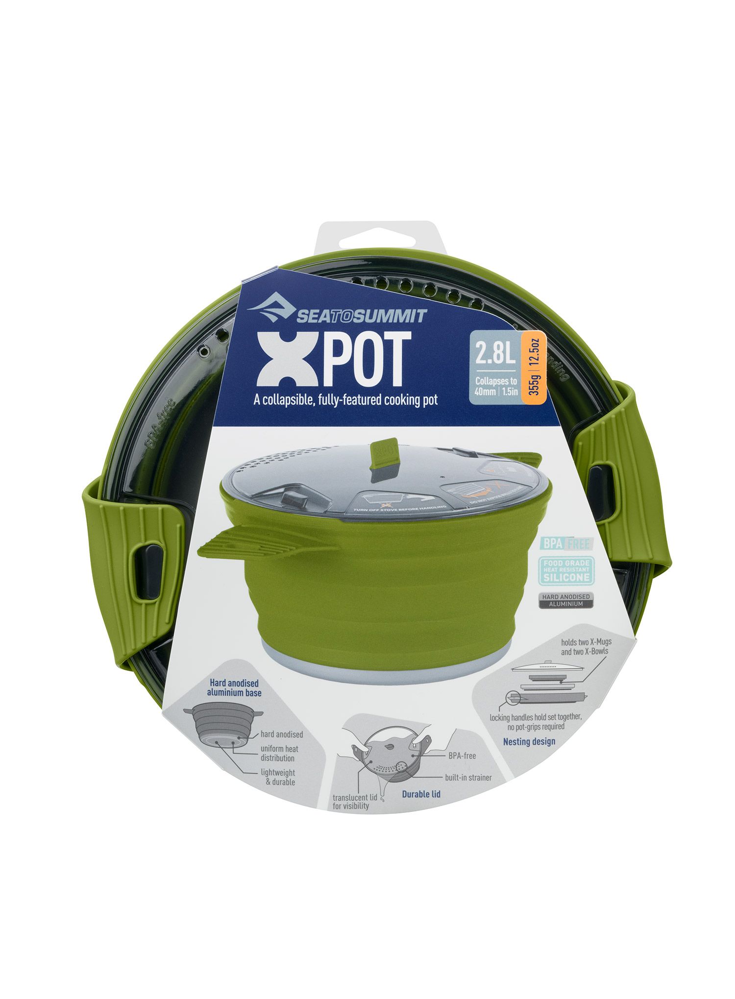 Lonac Sea To Summit X-Series X-Pot 2.8l - olive