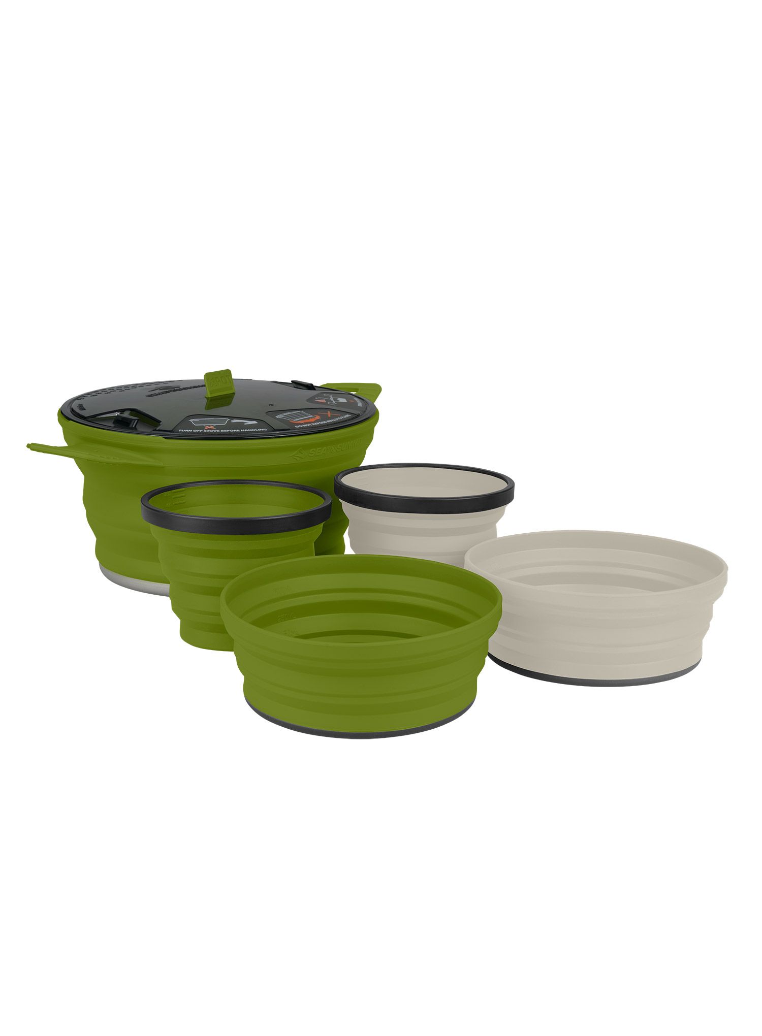 Set posuđa Sea To Summit X-Series X-Set 31 - olive/sand