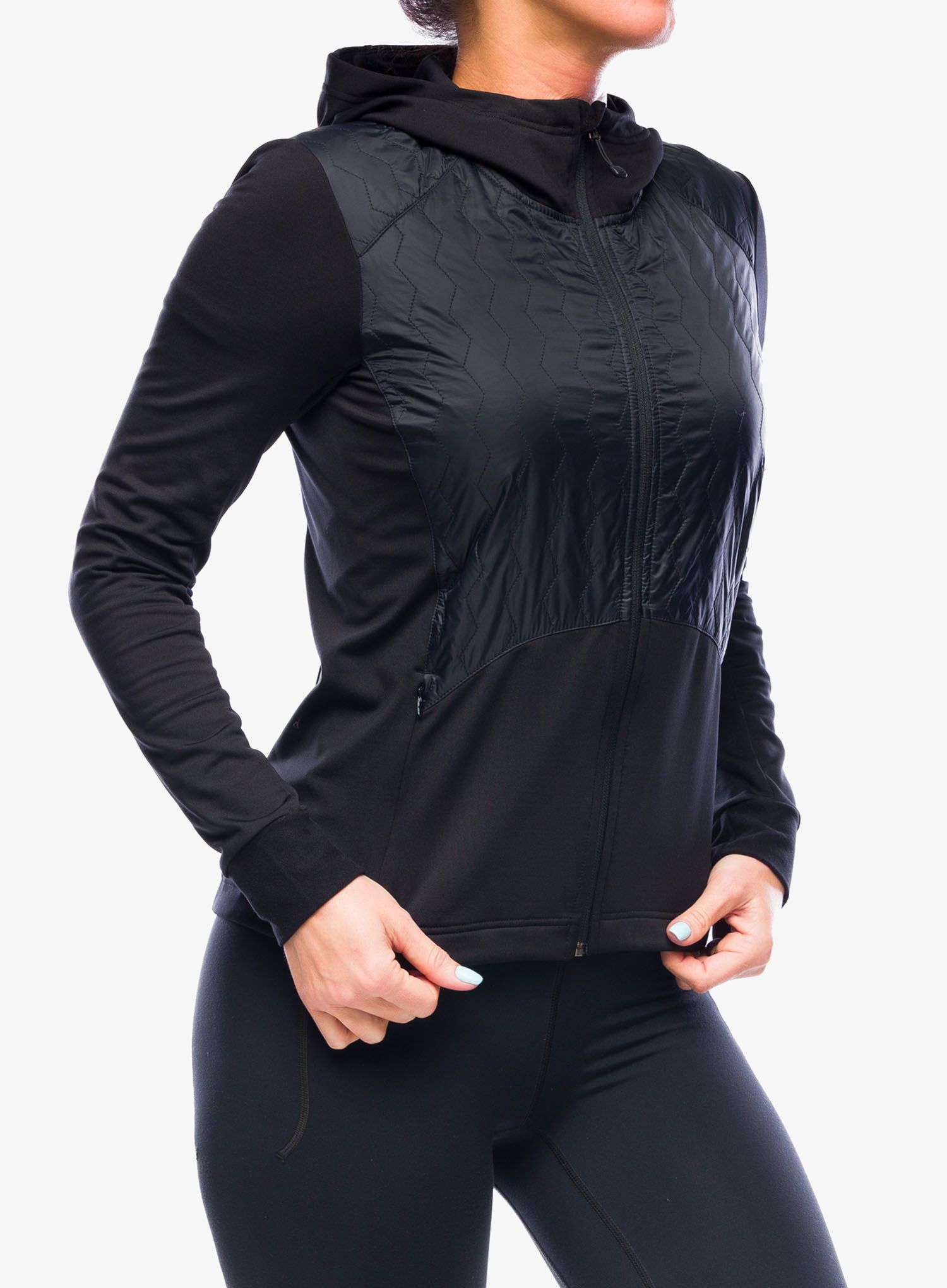 Ženska dukserica Sensor Infinity Zero Jacket - black