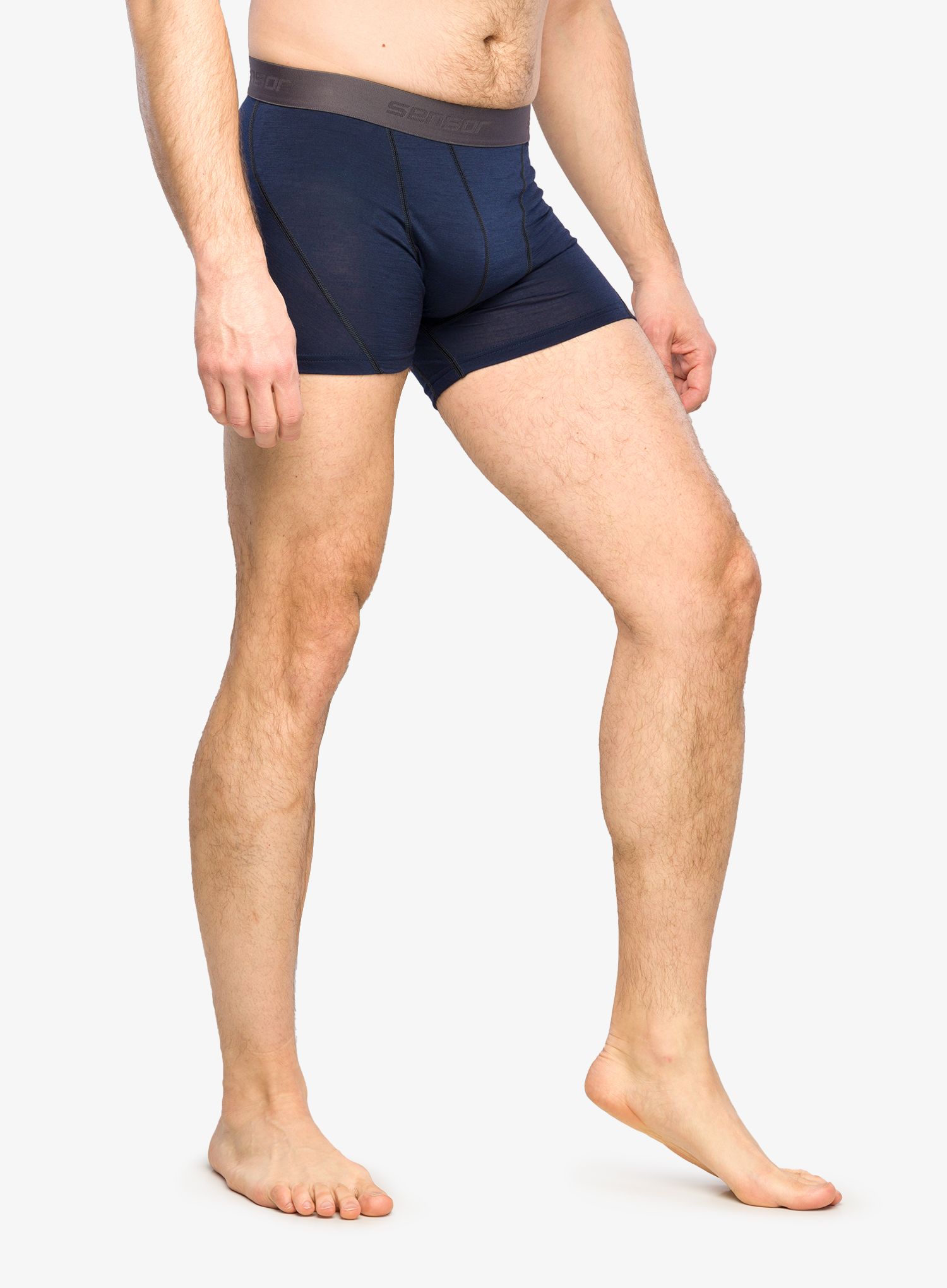 Termoaktivne bokserice Sensor Merino Active 3Pack - black/blue/dark blue