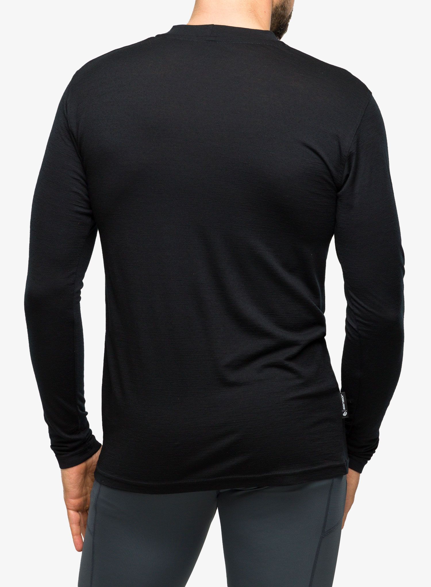 Dukserica Sensor Merino Active PT Tee L/S - black mountains
