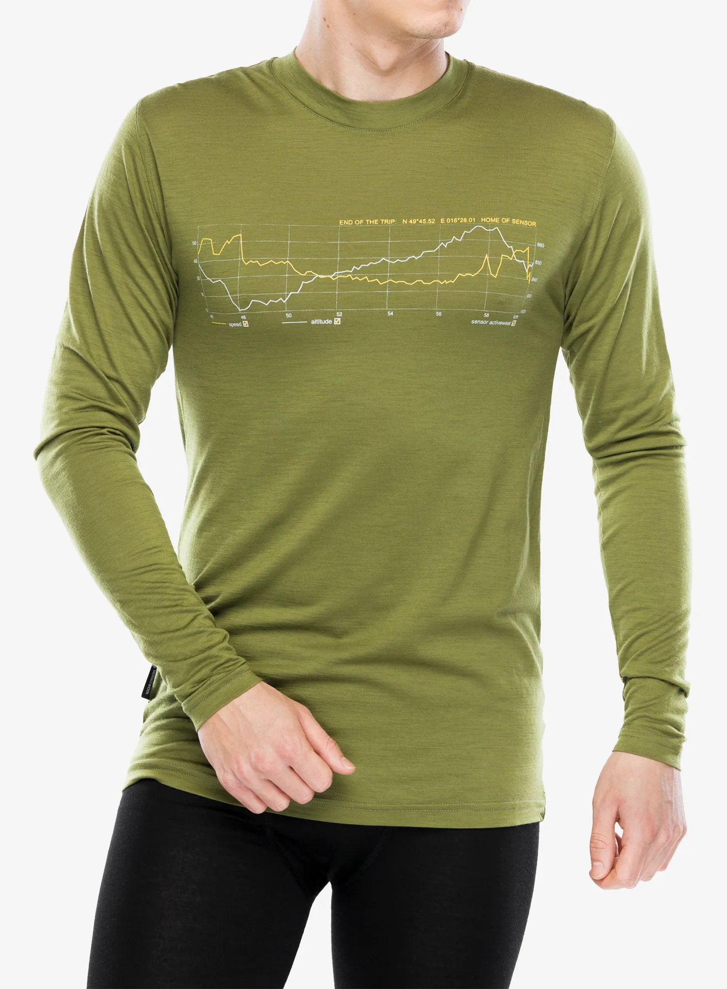 Dukserica Sensor Merino Active PT Tee L/S - safari track