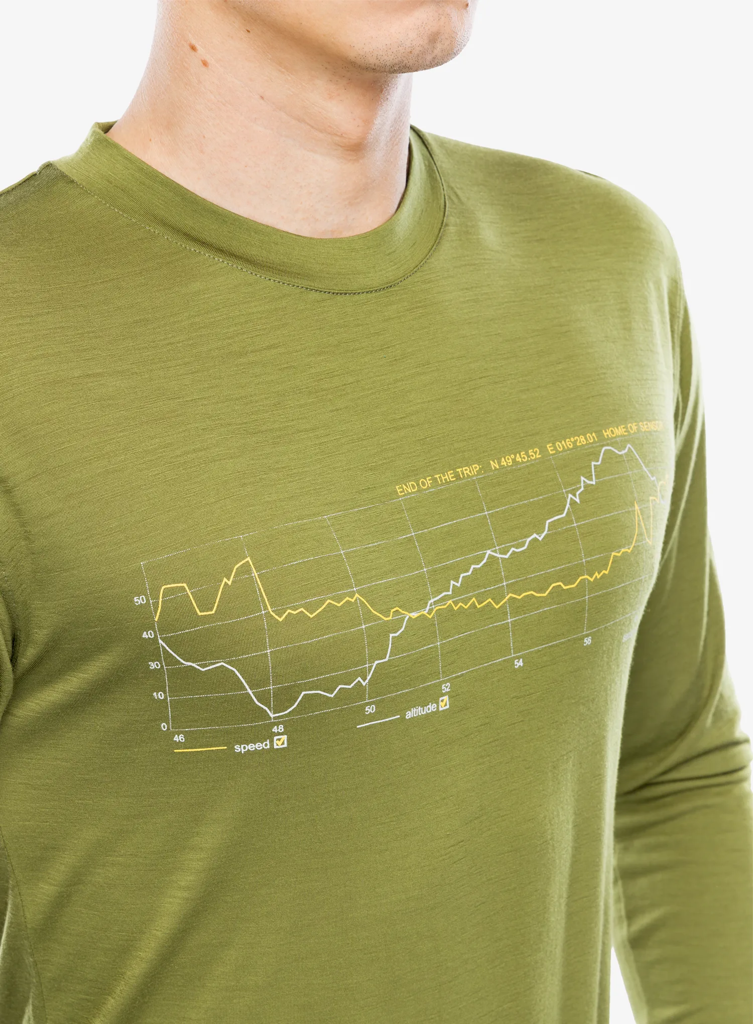 Dukserica Sensor Merino Active PT Tee L/S - safari track
