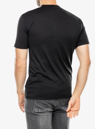 Majica s tiskom Sensor Merino Active PT Tee S/S - black van life