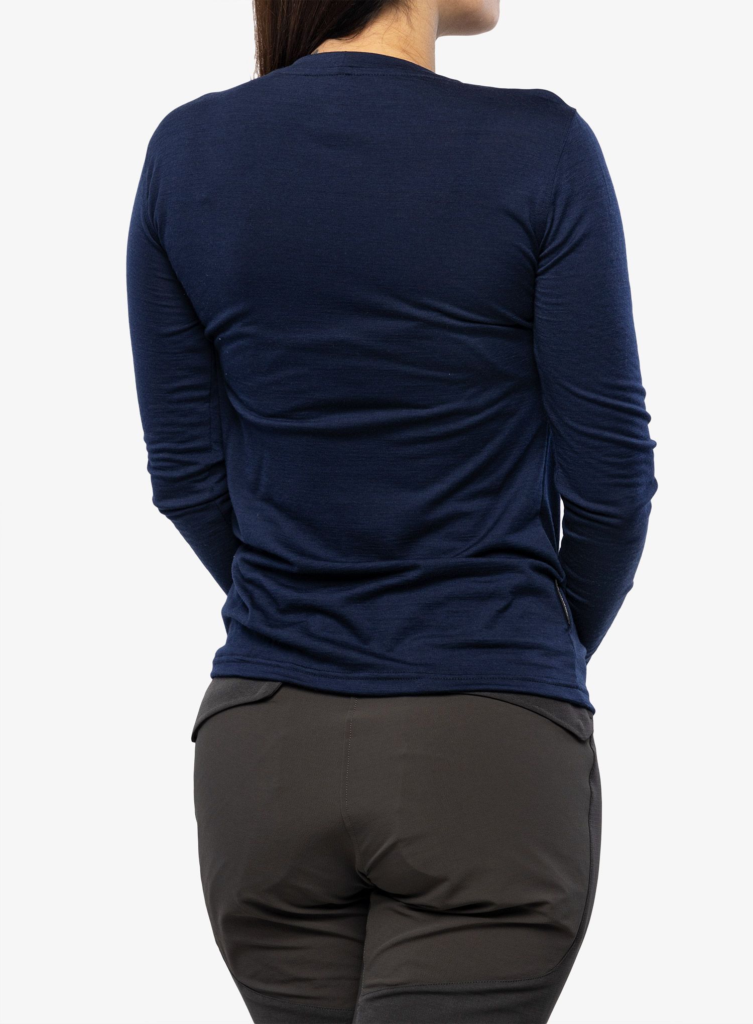 Ženska dukserica Sensor Merino Active PT Tee LS Fox - deep blue