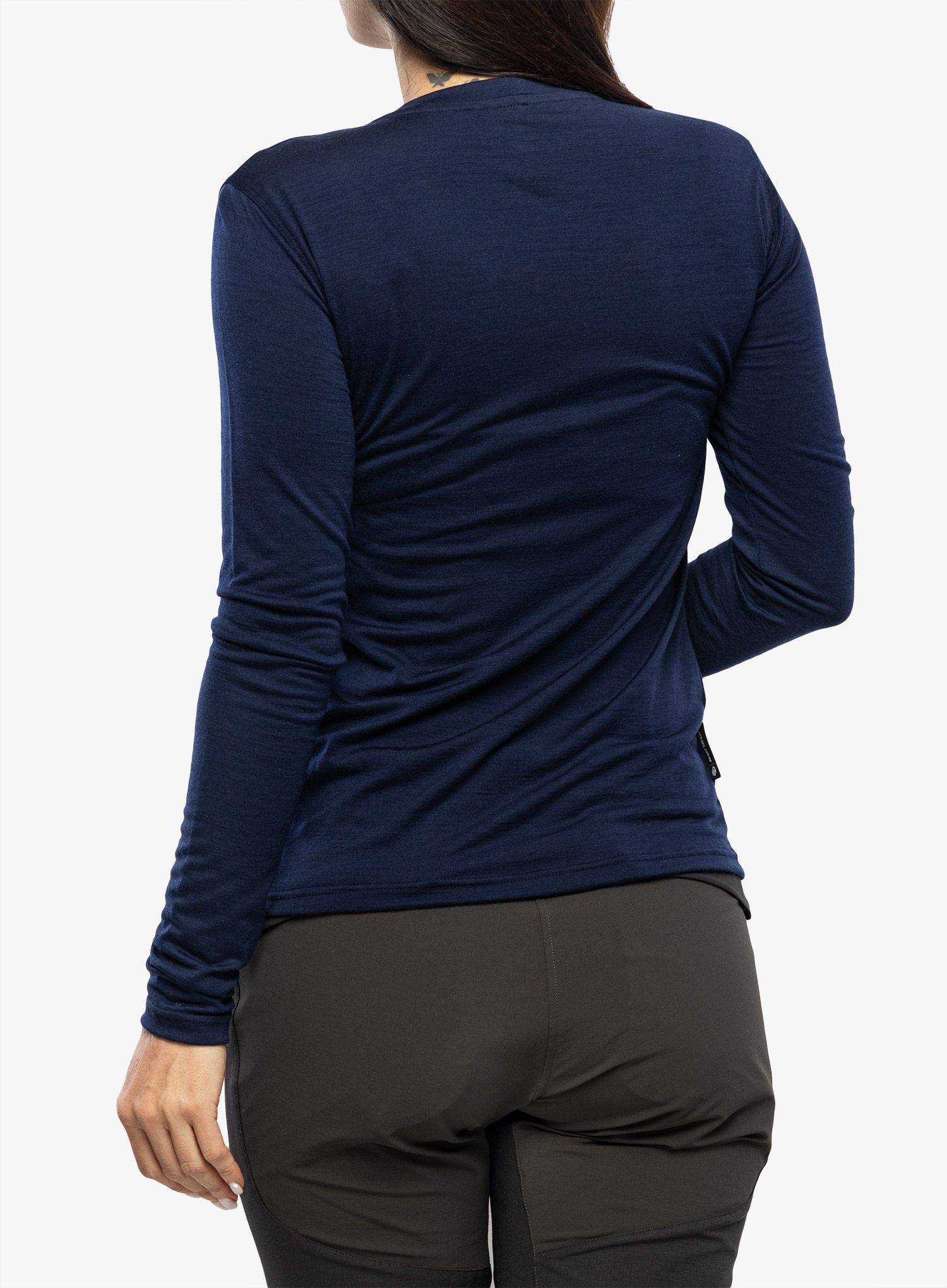 Ženska dukserica Sensor Merino Active PT Tee LS Fox - deep blue
