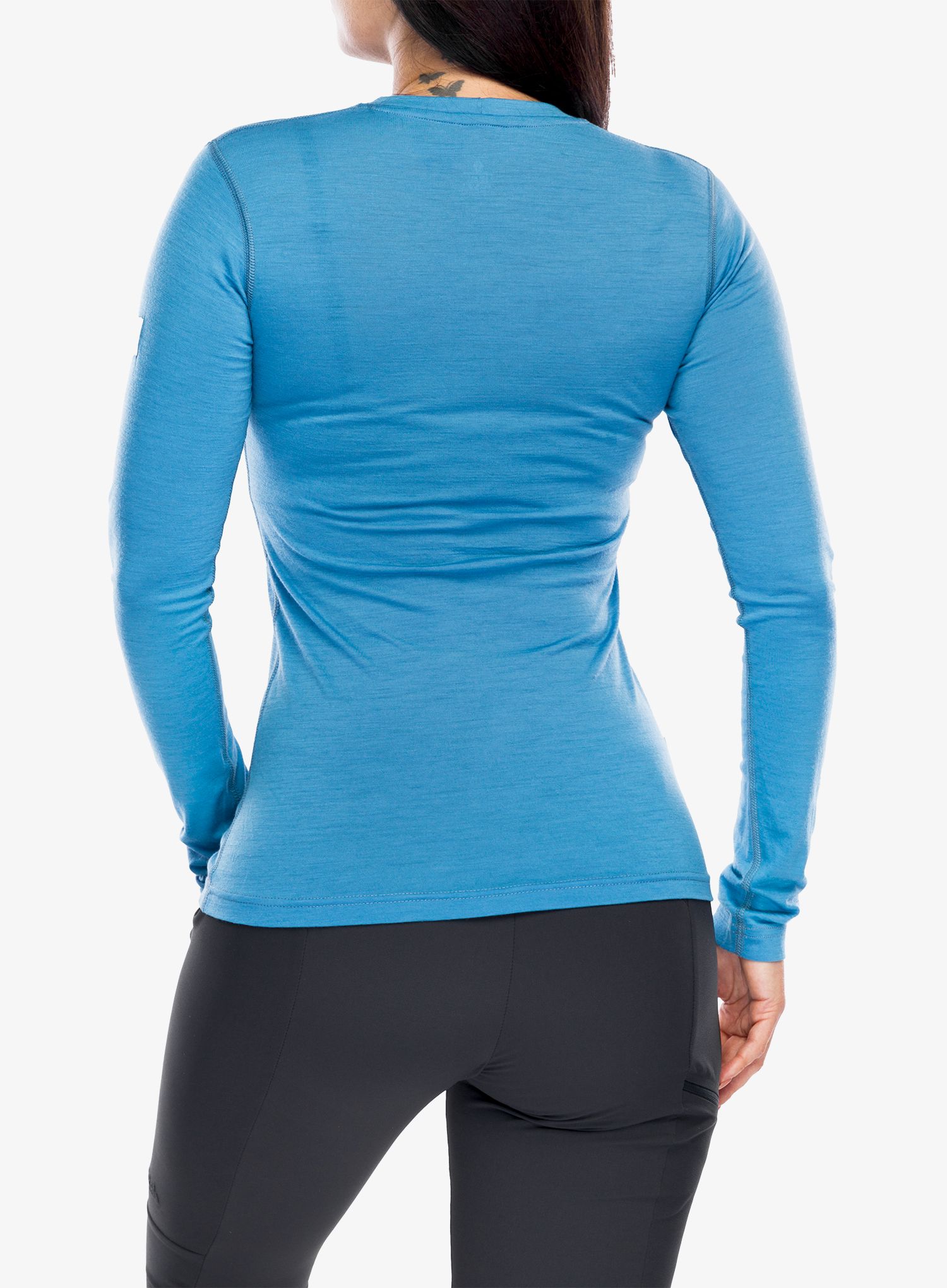 Ženska termoaktivna dukserica Sensor Merino Active Tee L/S - blue