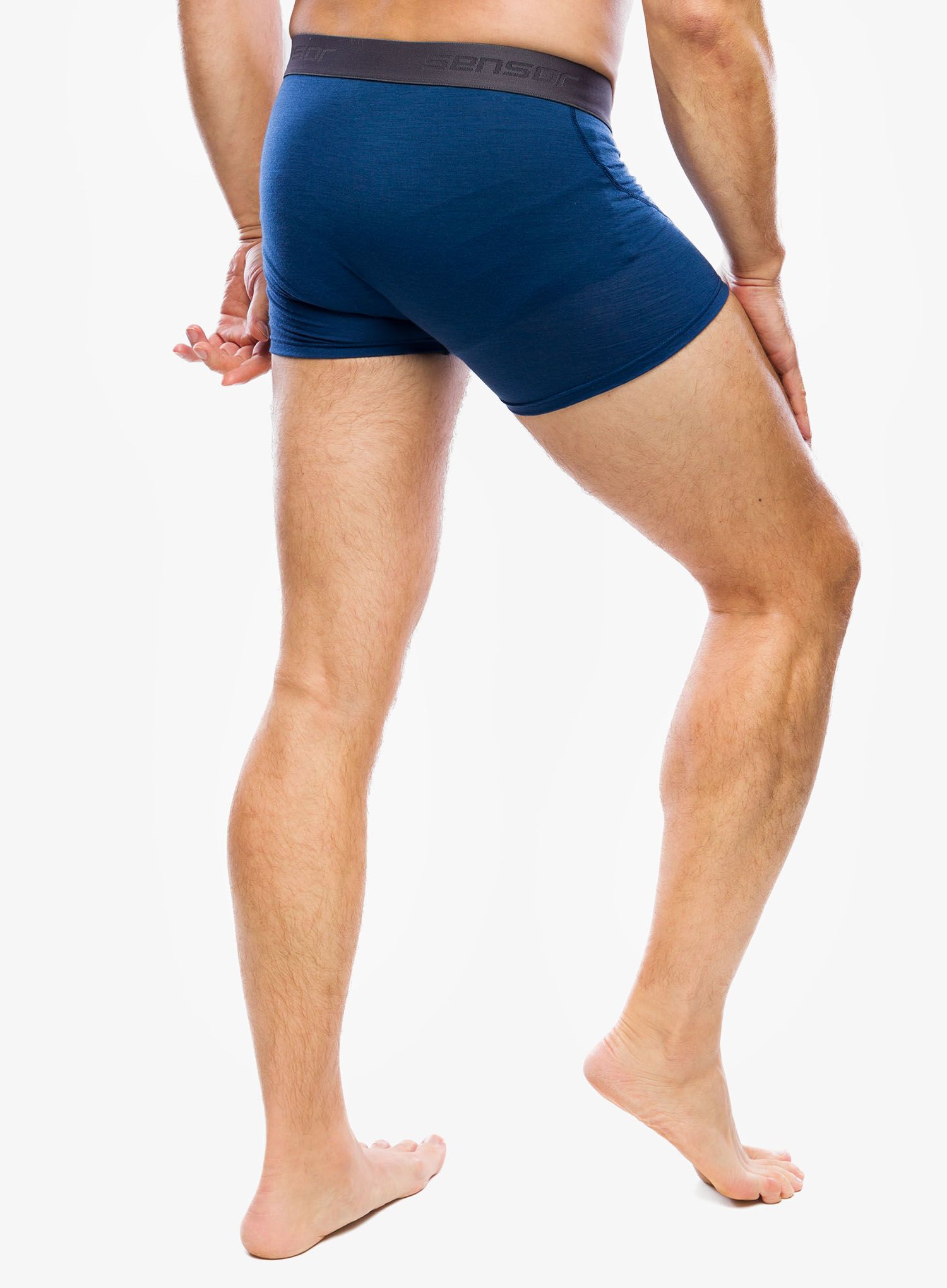 Termoaktivne bokserice Sensor Merino Air 3-Pack Boxers - black/blue/olive