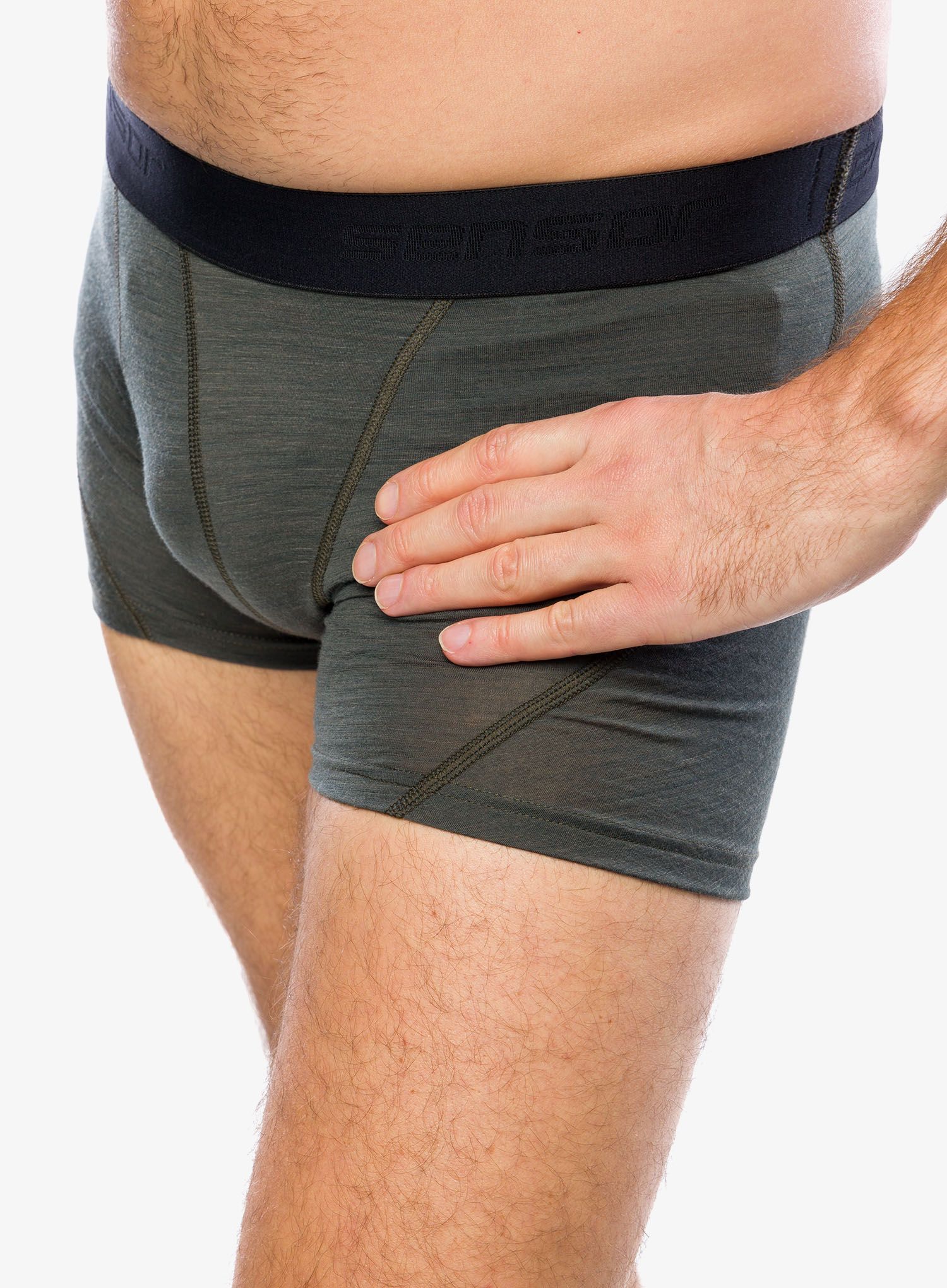 Termoaktivne bokserice Sensor Merino Air 3-Pack Boxers - black/blue/olive