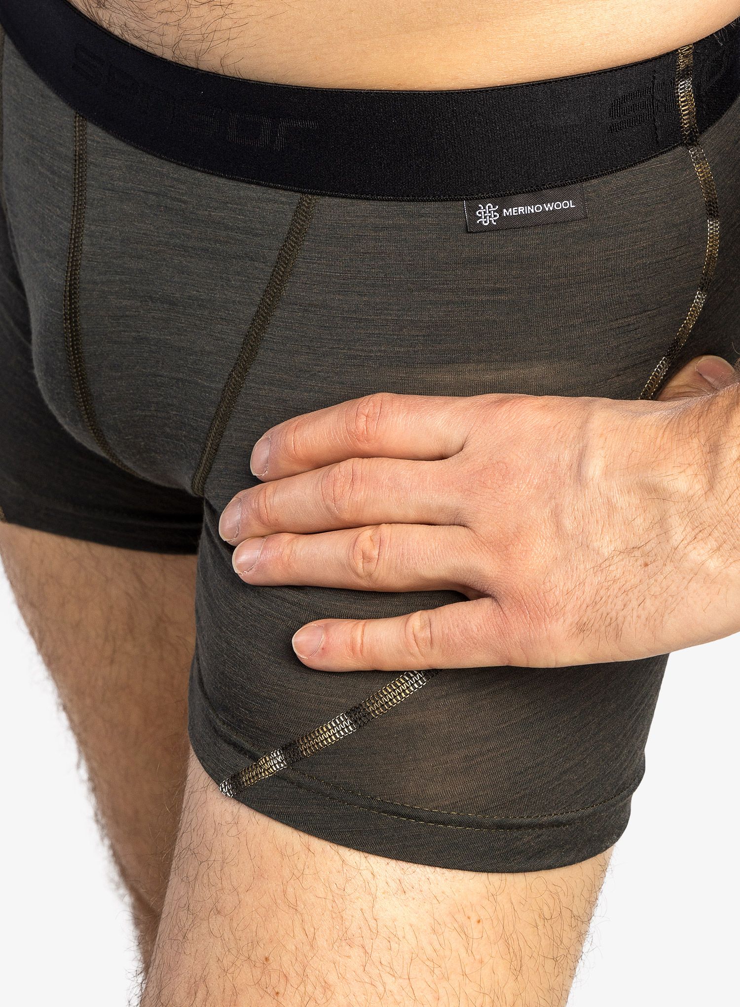 Termoaktivne bokserice Sensor Merino Air Boxers 3Pack - black/blue/olive