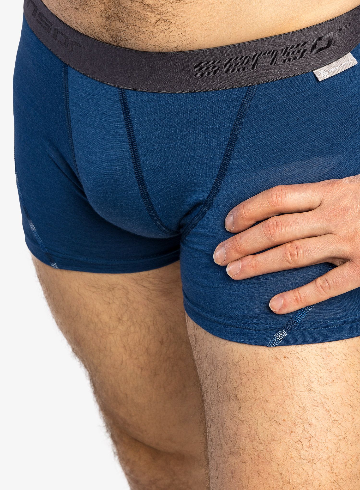 Termoaktivne bokserice Sensor Merino Air Boxers 3Pack - black/blue/olive