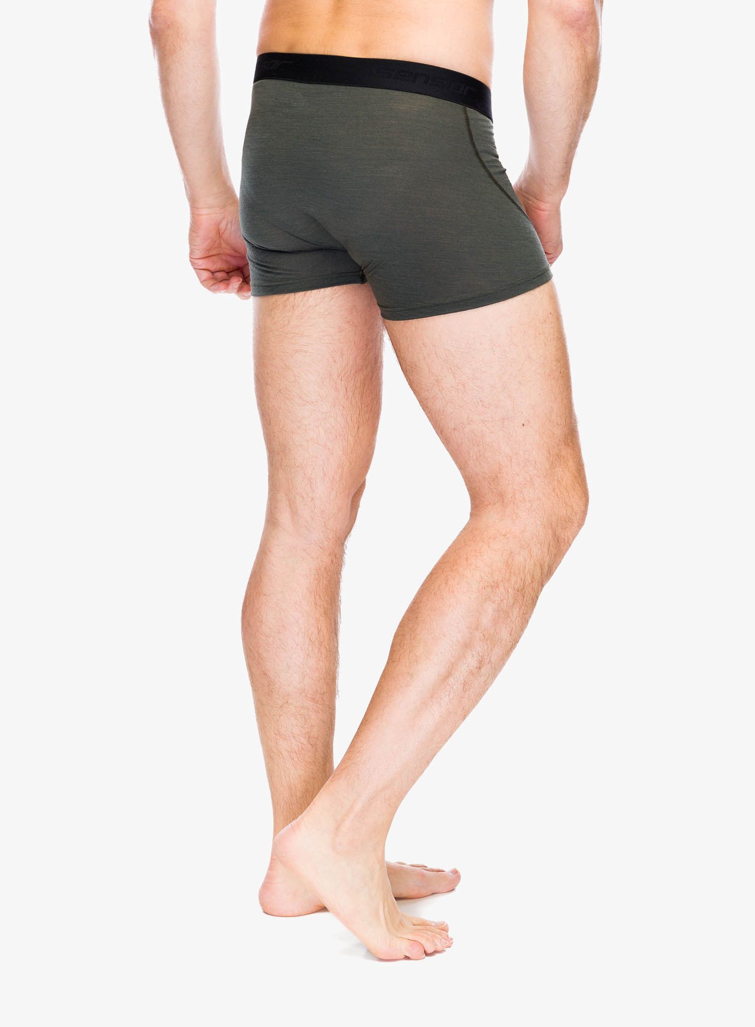 Termoaktivne bokserice Sensor Merino Air Boxers - olive green