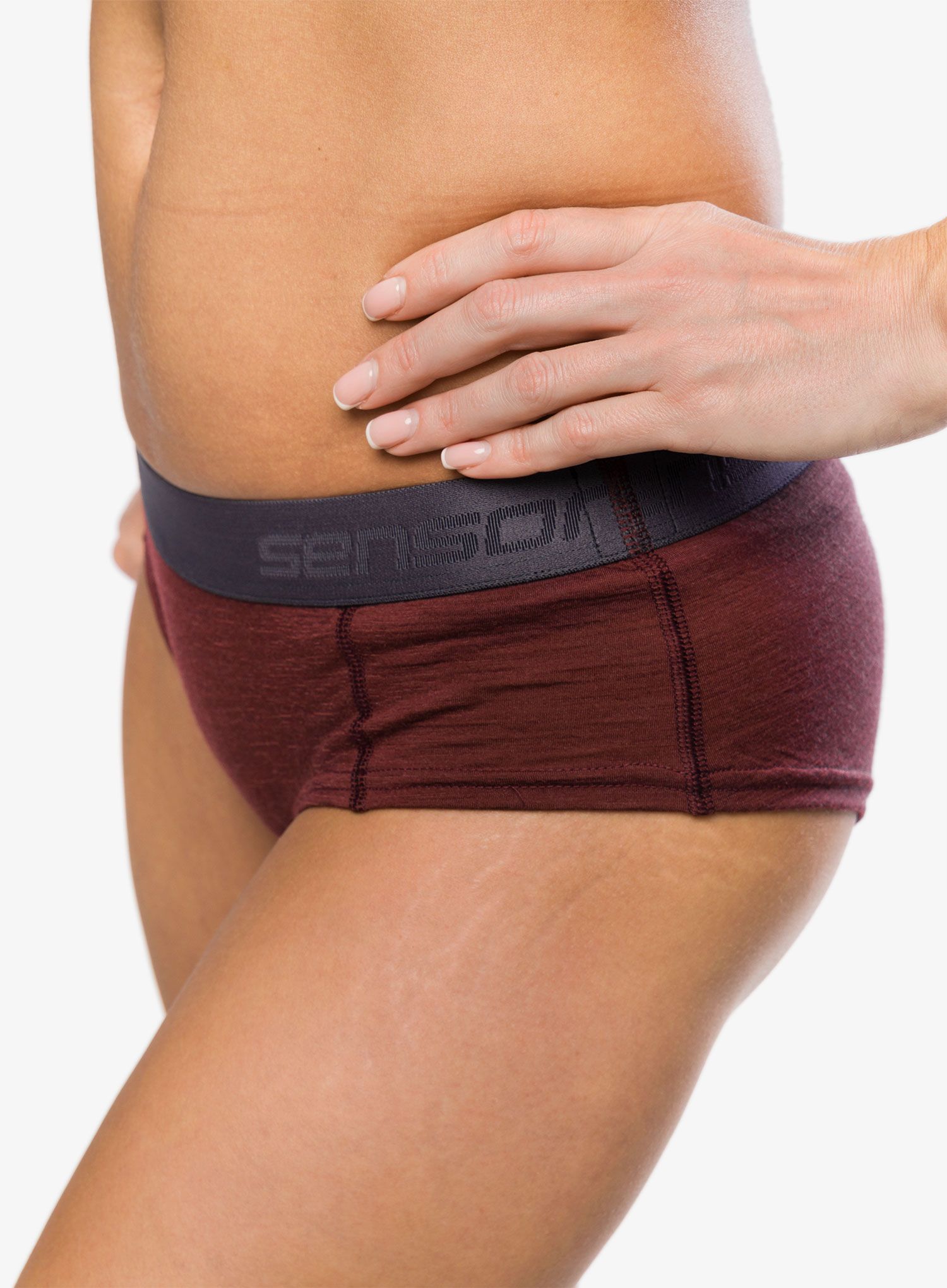 Ženske termoaktivne gaćice Sensor Merino Air Panties - red