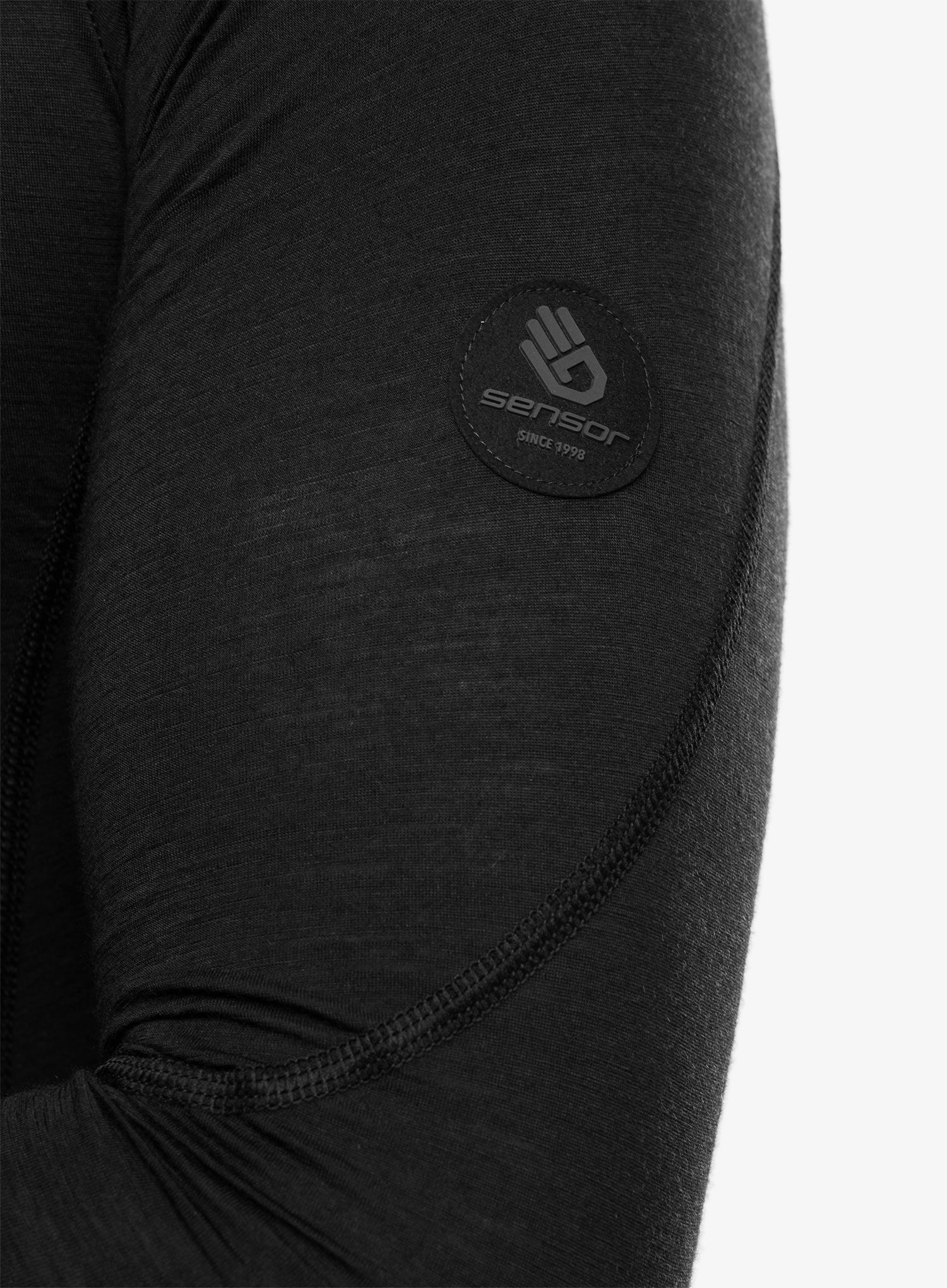 Termoaktivna dukserica Sensor Merino Air Tee LS - black