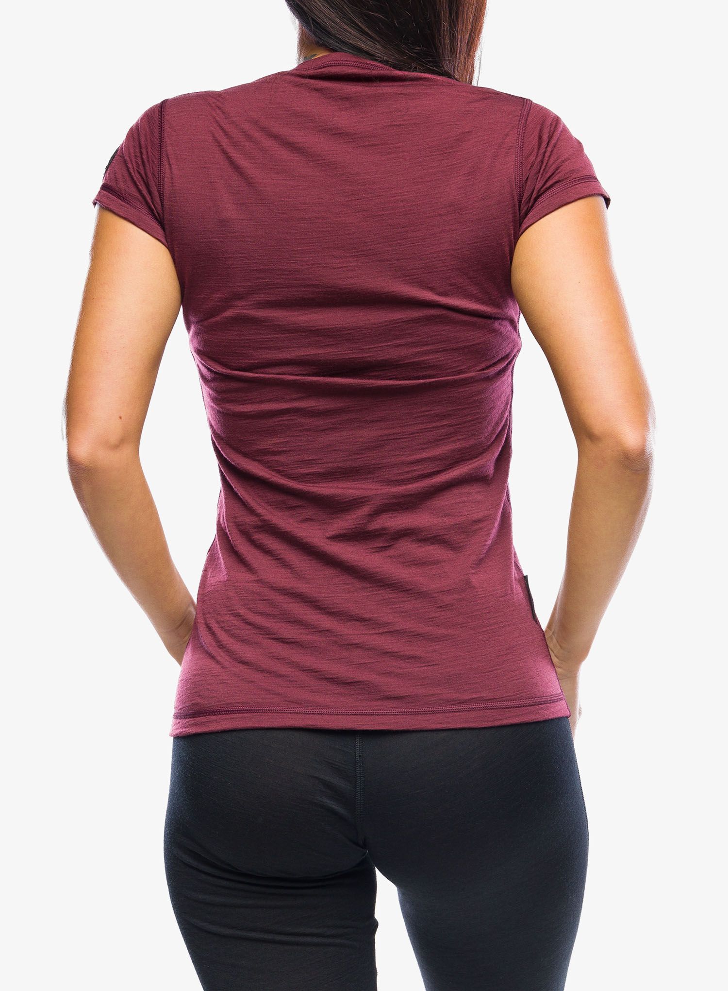 Ženska merino majica Sensor Merino Air Tee SS - port red