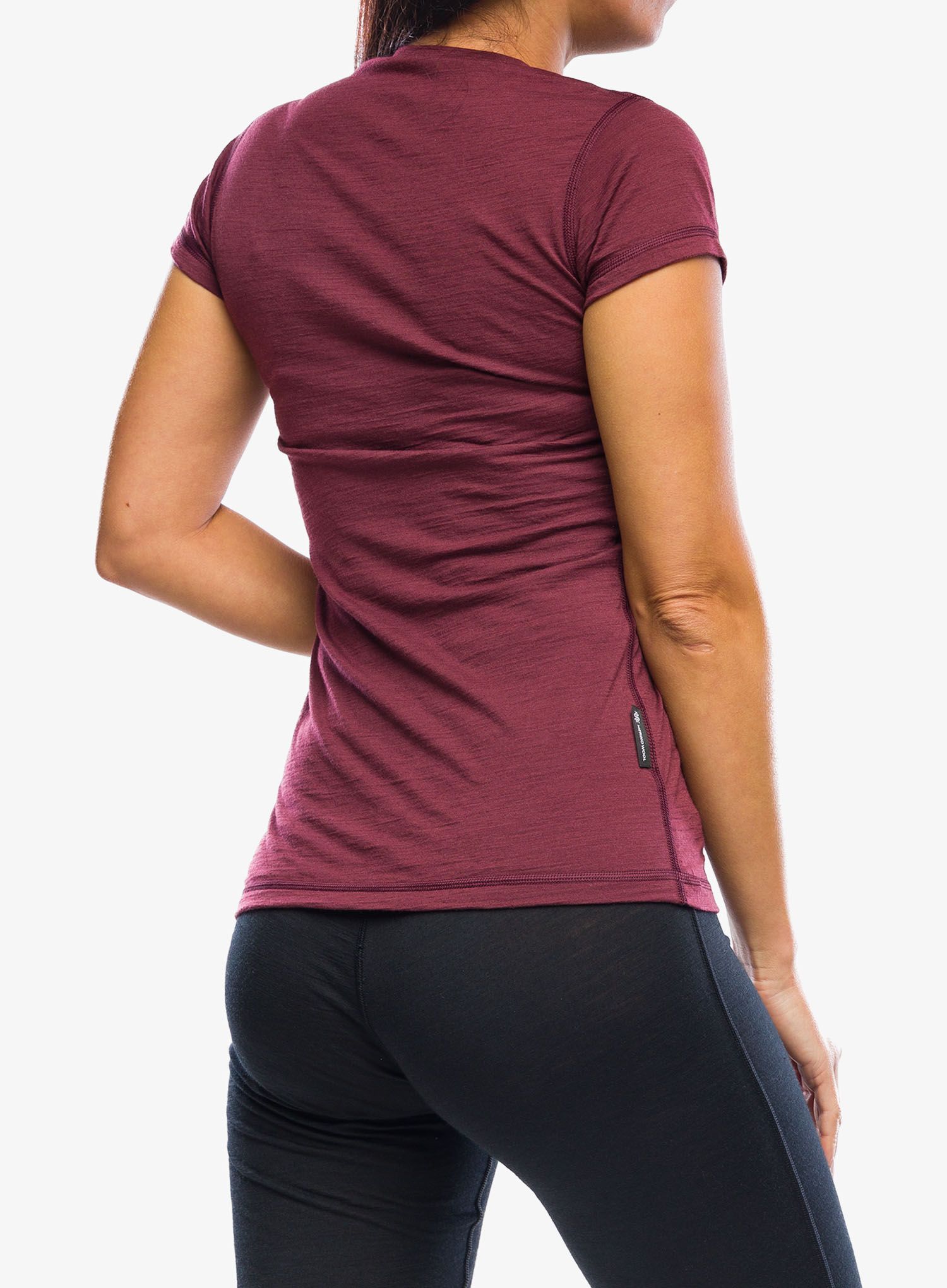 Ženska merino majica Sensor Merino Air Tee SS - port red