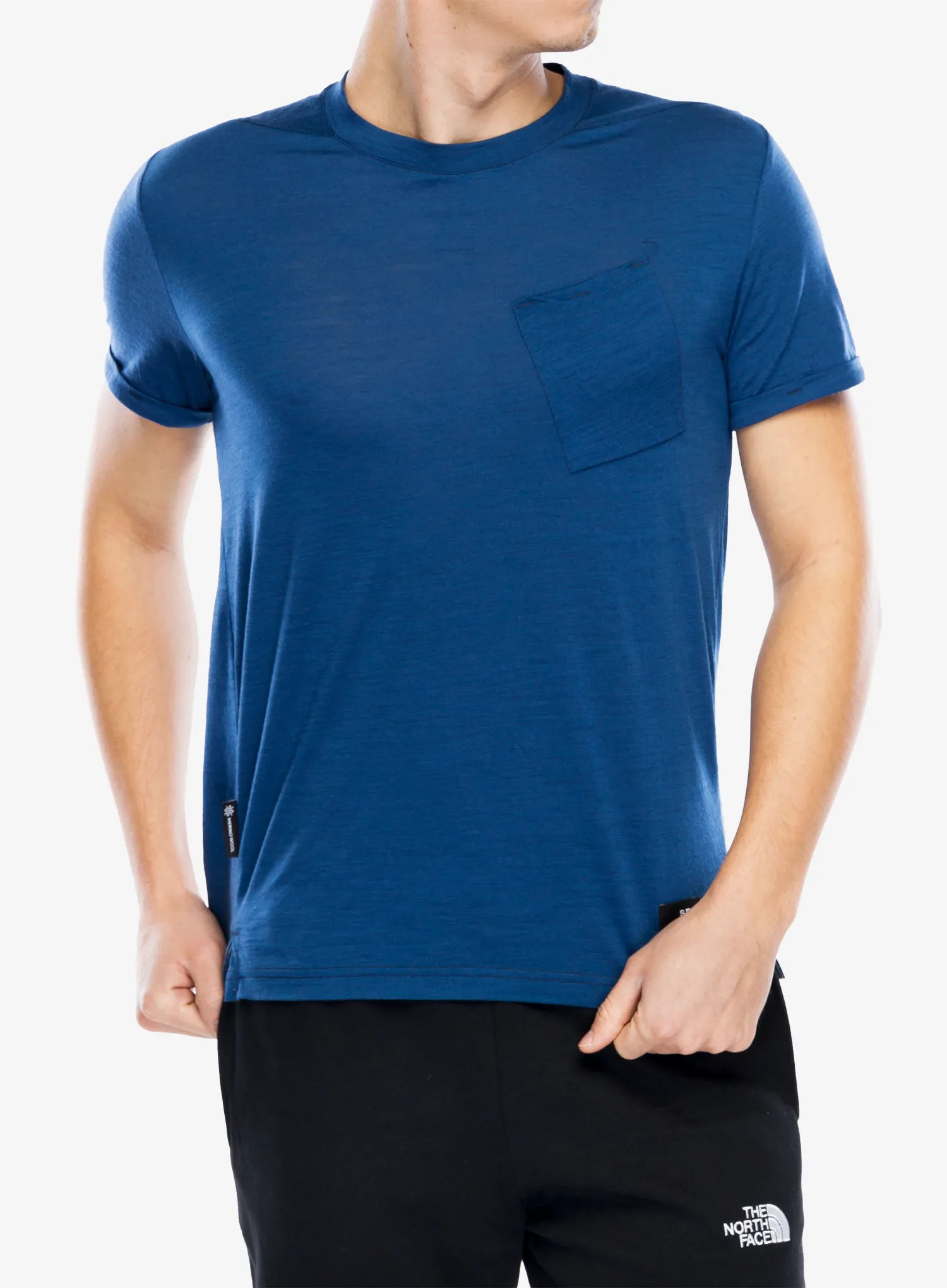 Merino majica Sensor Merino Air Traveller Tee - dark blue
