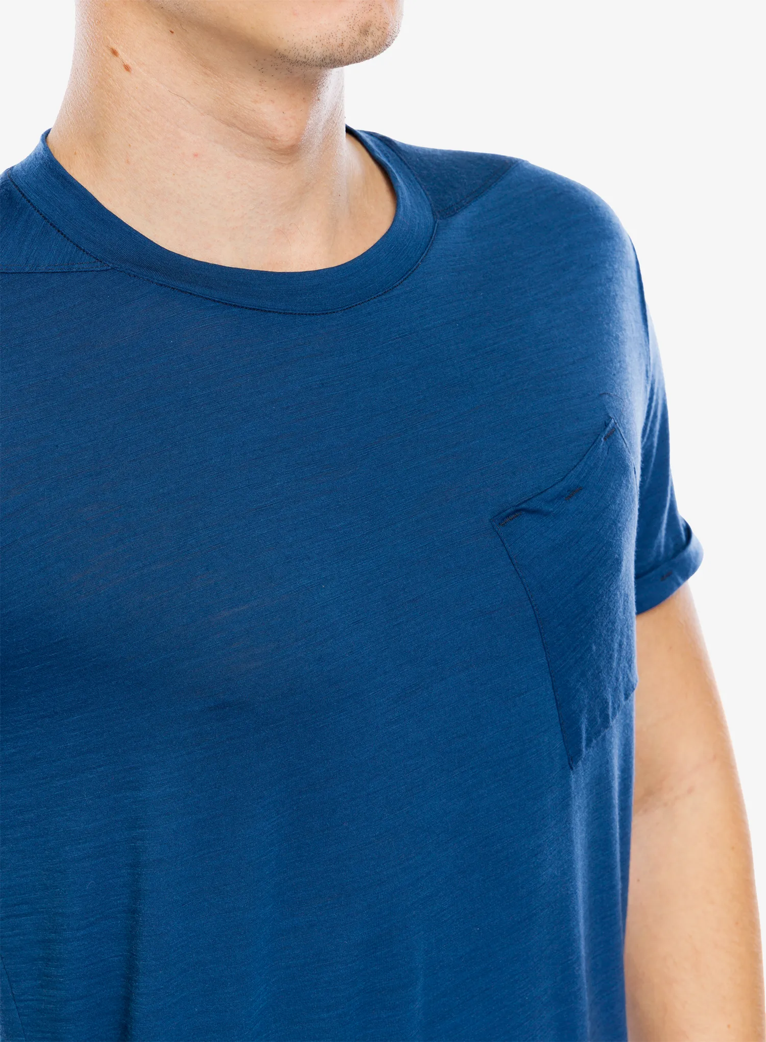 Merino majica Sensor Merino Air Traveller Tee - dark blue