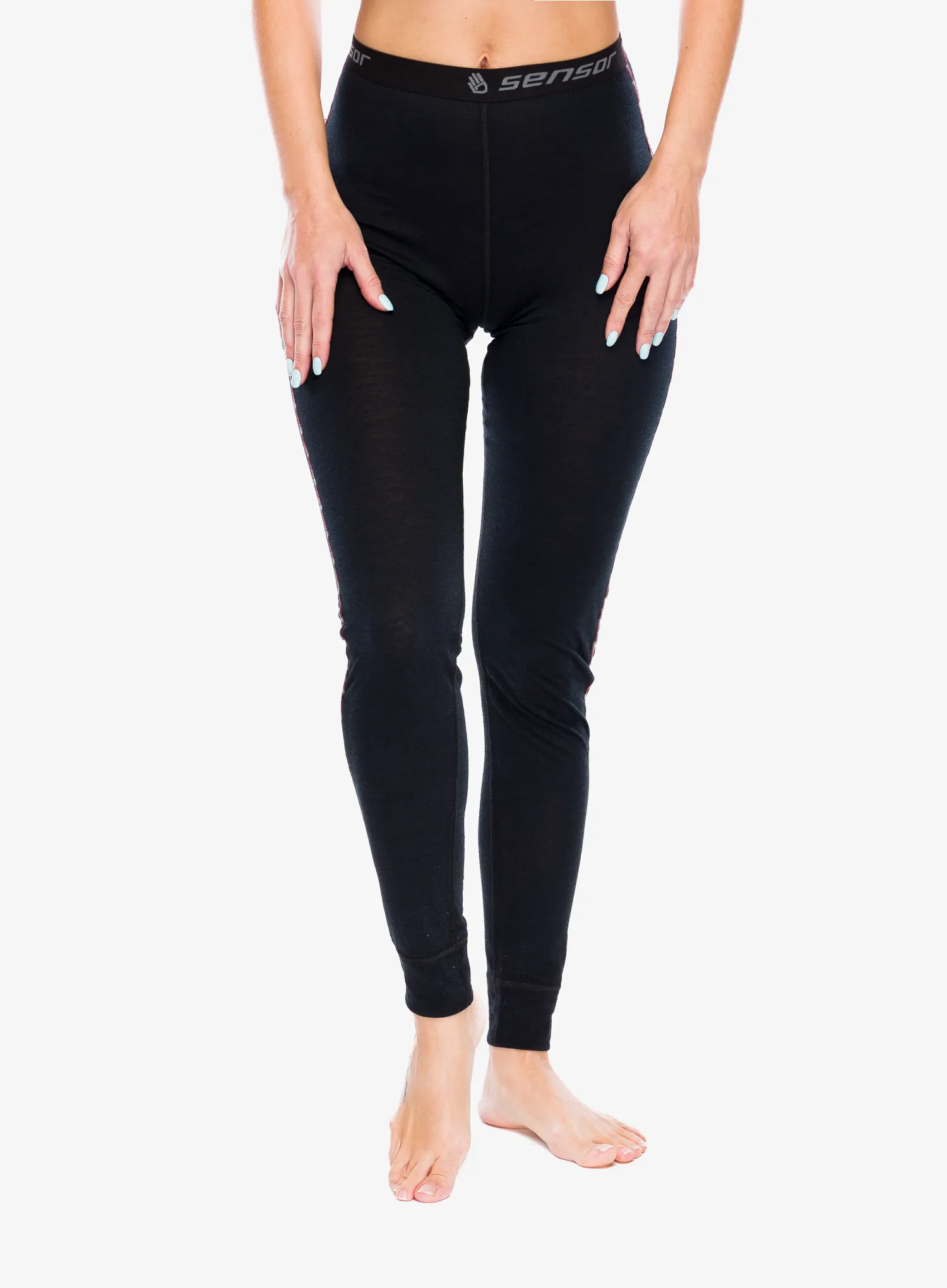 Ženske termo tajice Sensor Merino Air Underpants - black