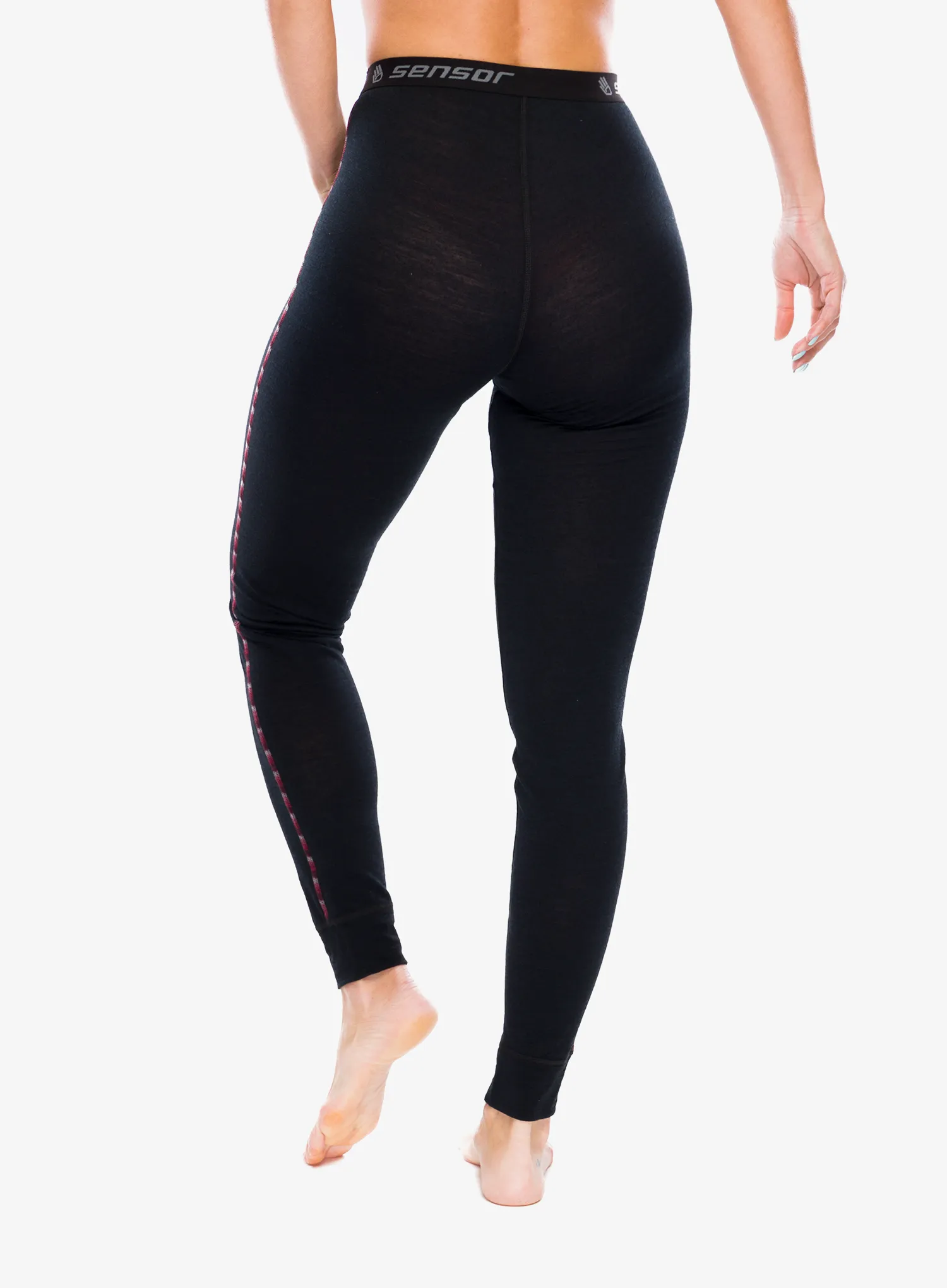 Ženske termo tajice Sensor Merino Air Underpants - black