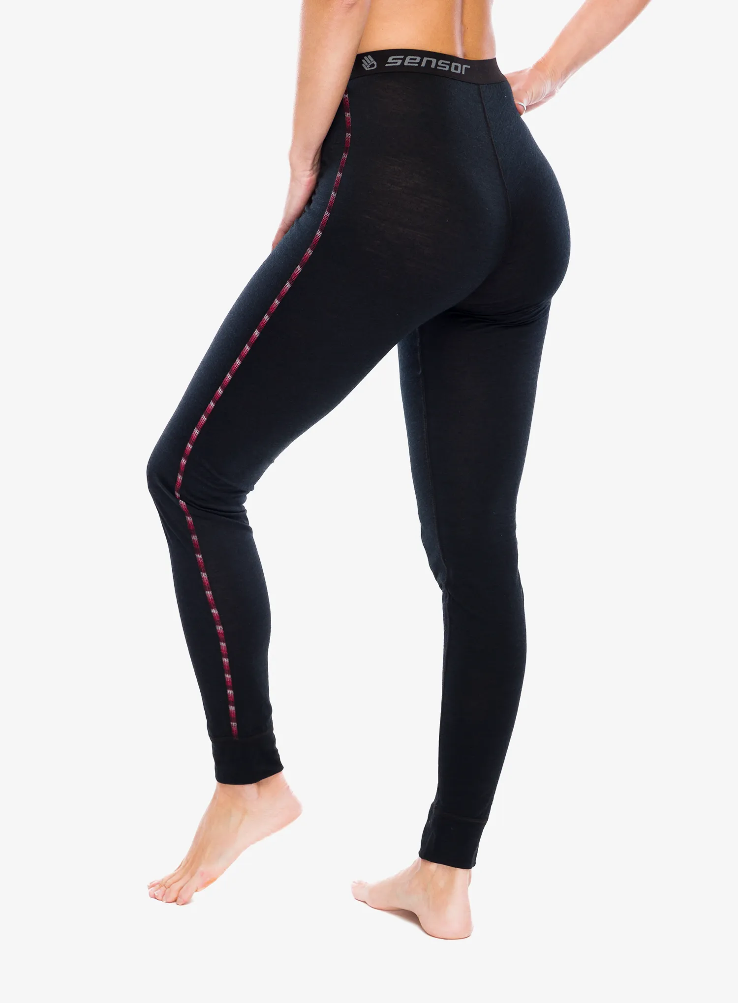 Ženske termo tajice Sensor Merino Air Underpants - black