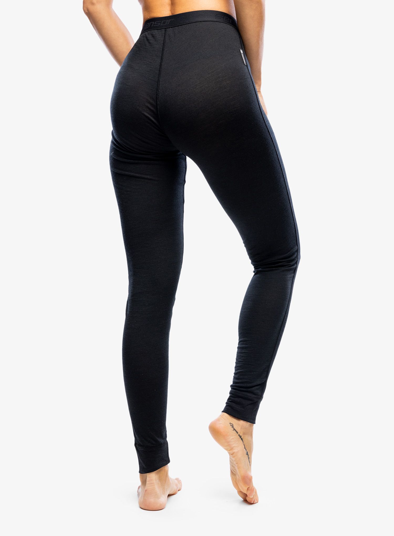 Ženske termo tajice Sensor Merino Air Underpants - black/black