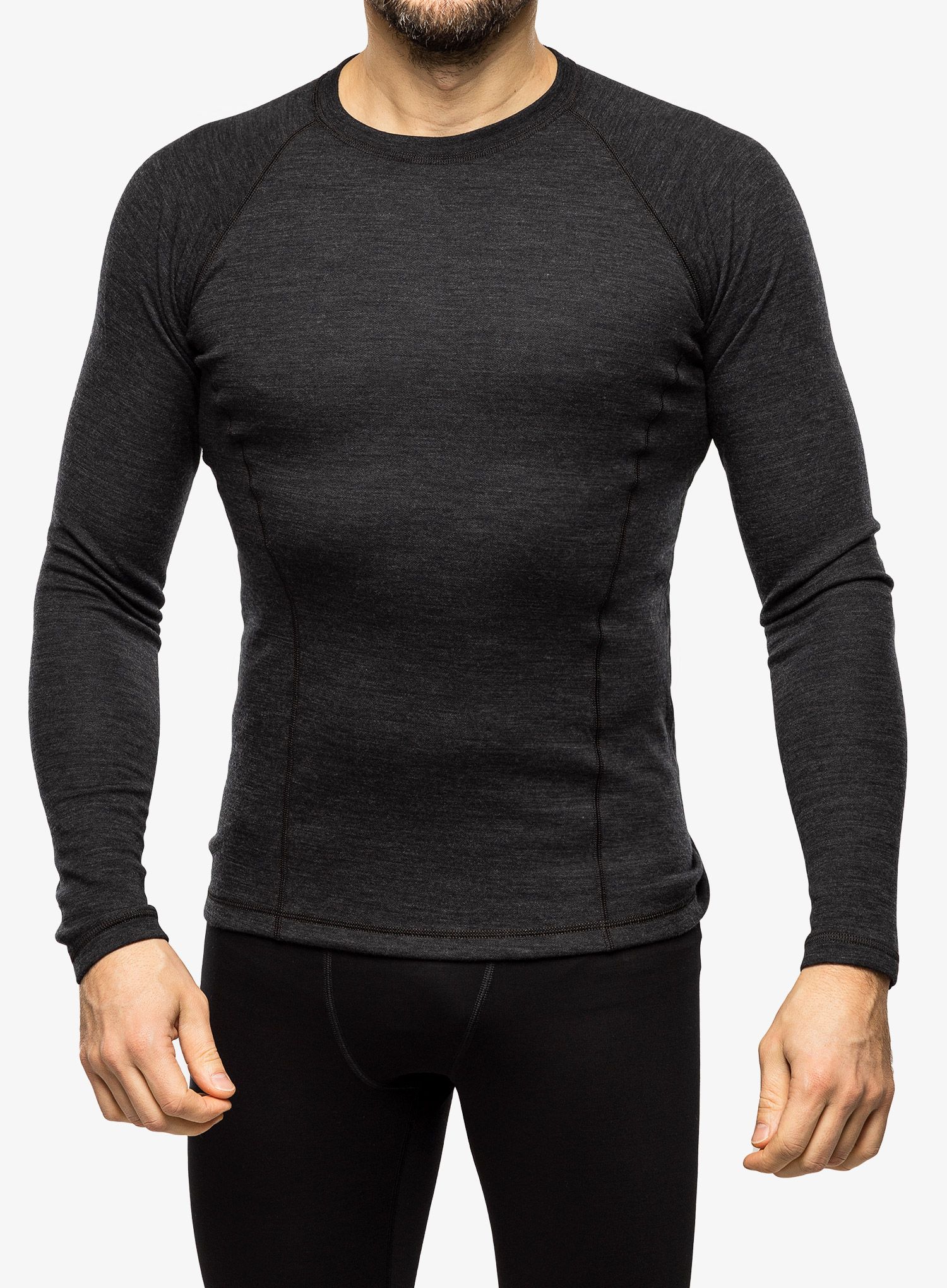Termoaktivna dukserica Sensor Merino Bold Tee LS - anthracite grey