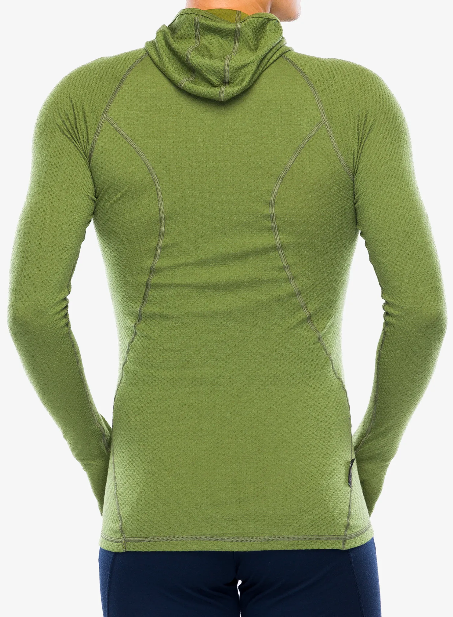 Termoaktivna dukserica Sensor Merino DF Tee L/S Hooded - safari