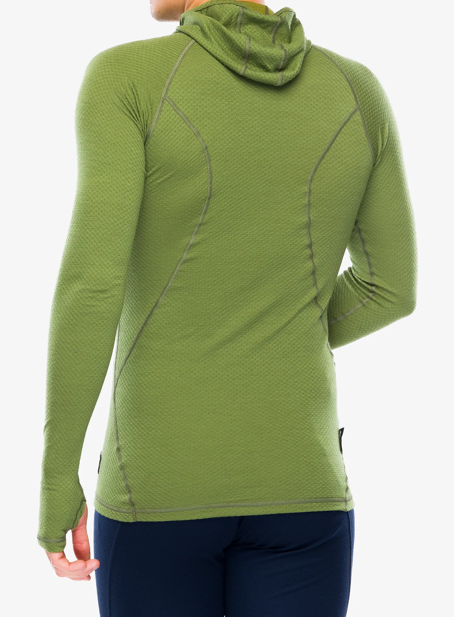 Termoaktivna dukserica Sensor Merino DF Tee L/S Hooded - safari