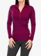 Termoaktivna dukserica Sensor Merino DF Tee L/S Zip - lilla