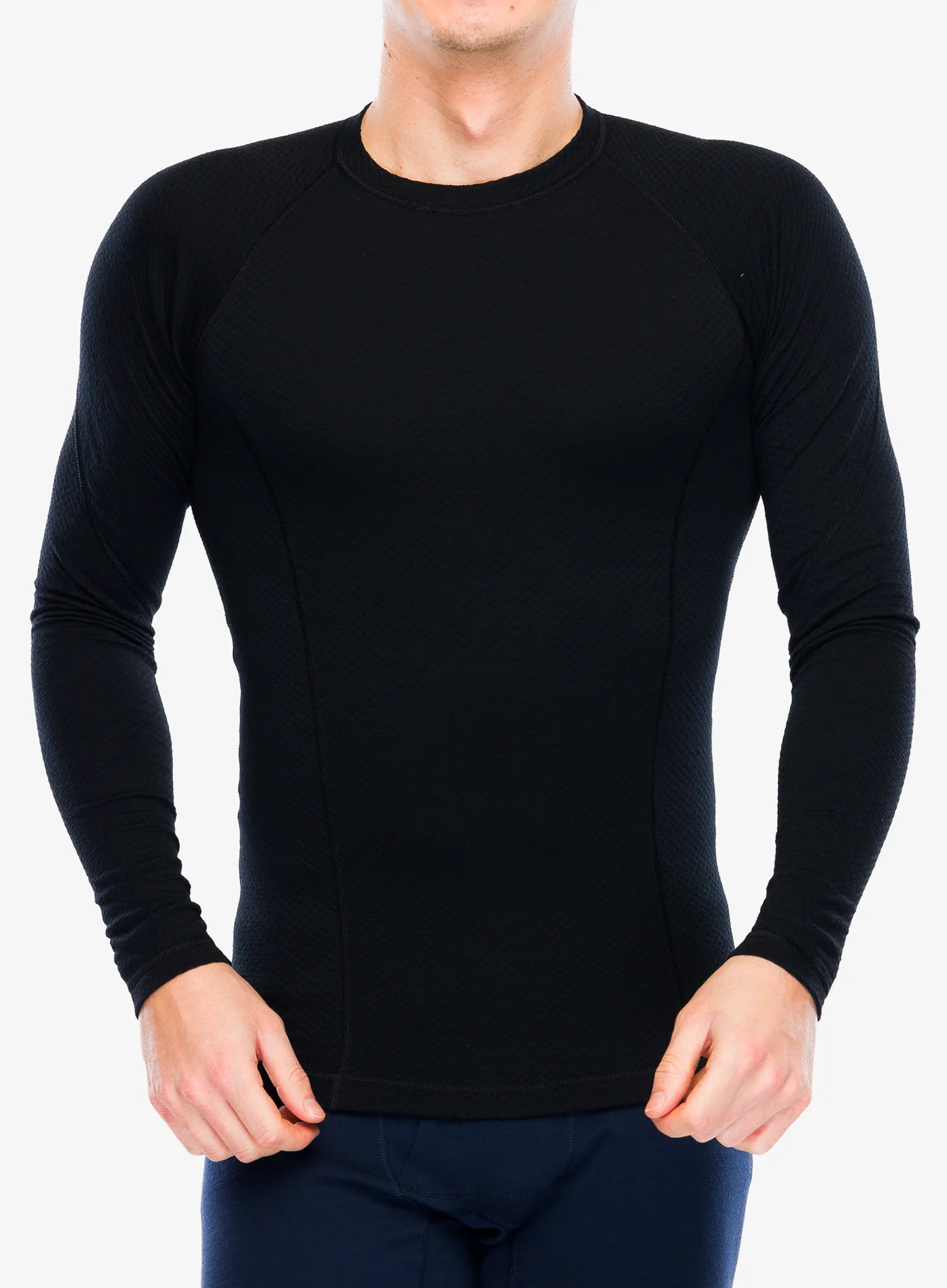 Termoaktivna dukserica Sensor Merino DF Tee L/S - black