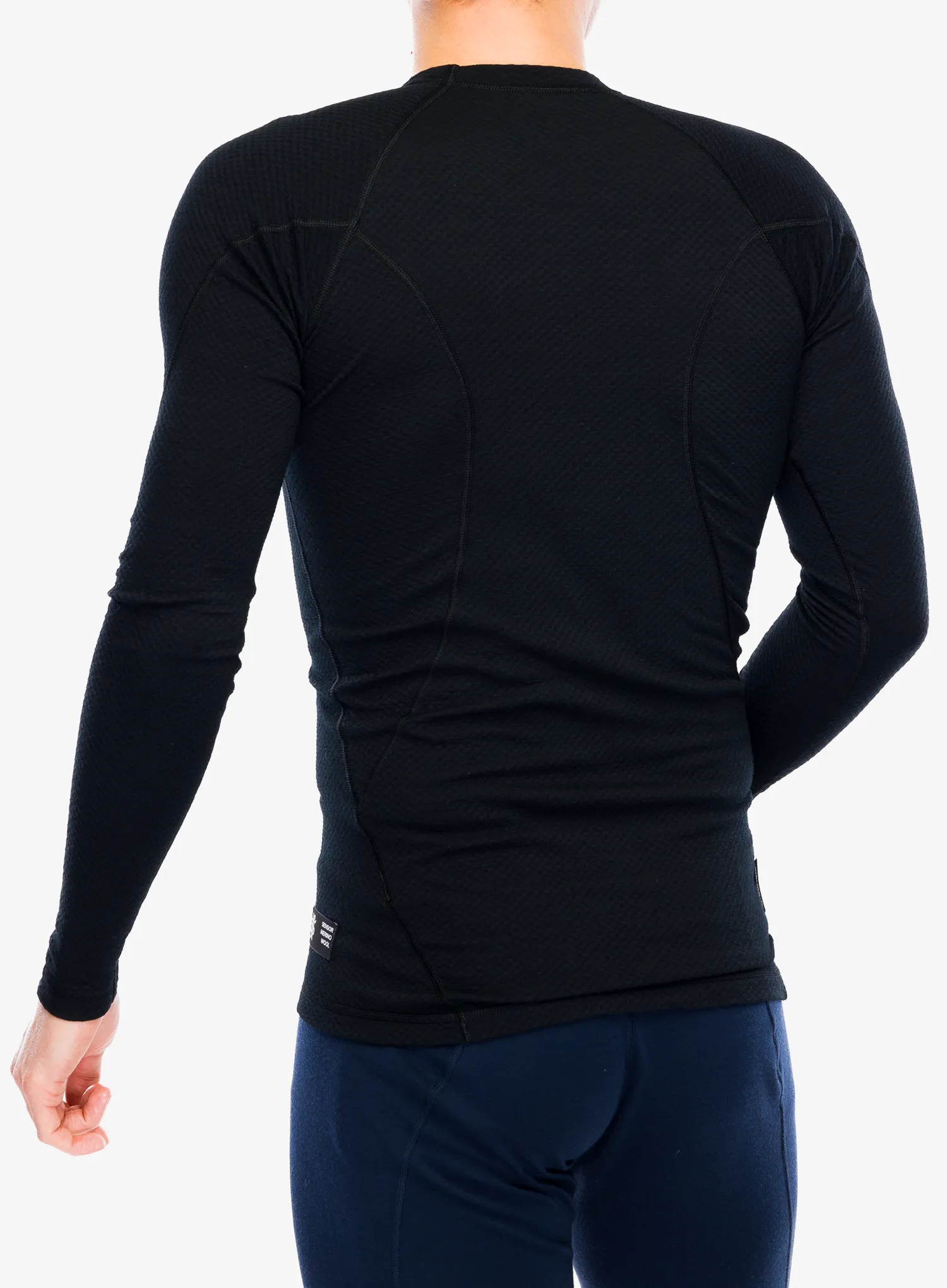 Termoaktivna dukserica Sensor Merino DF Tee L/S - black