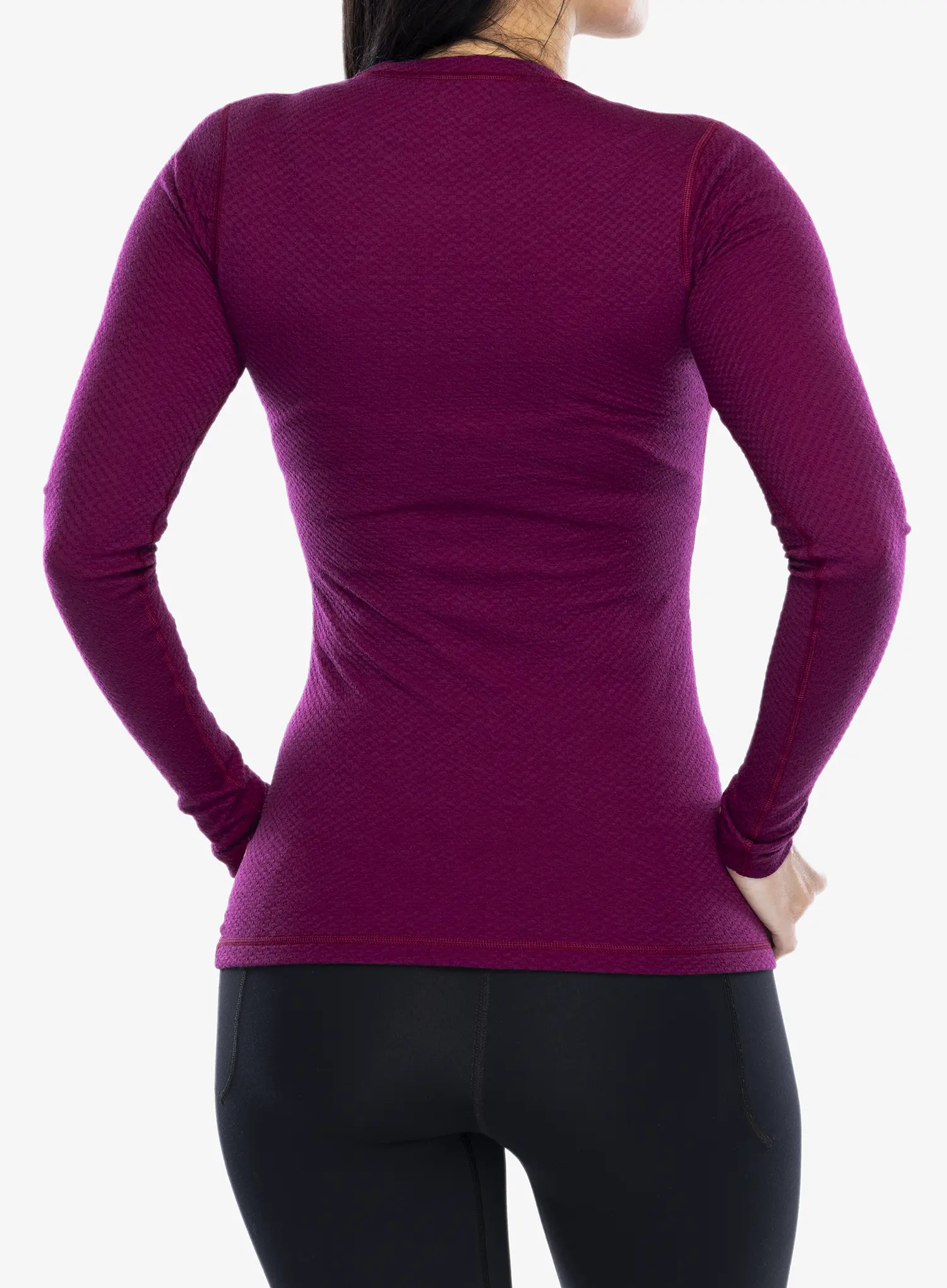 Termoaktivna dukserica Sensor Merino DF Tee L/S - lilla
