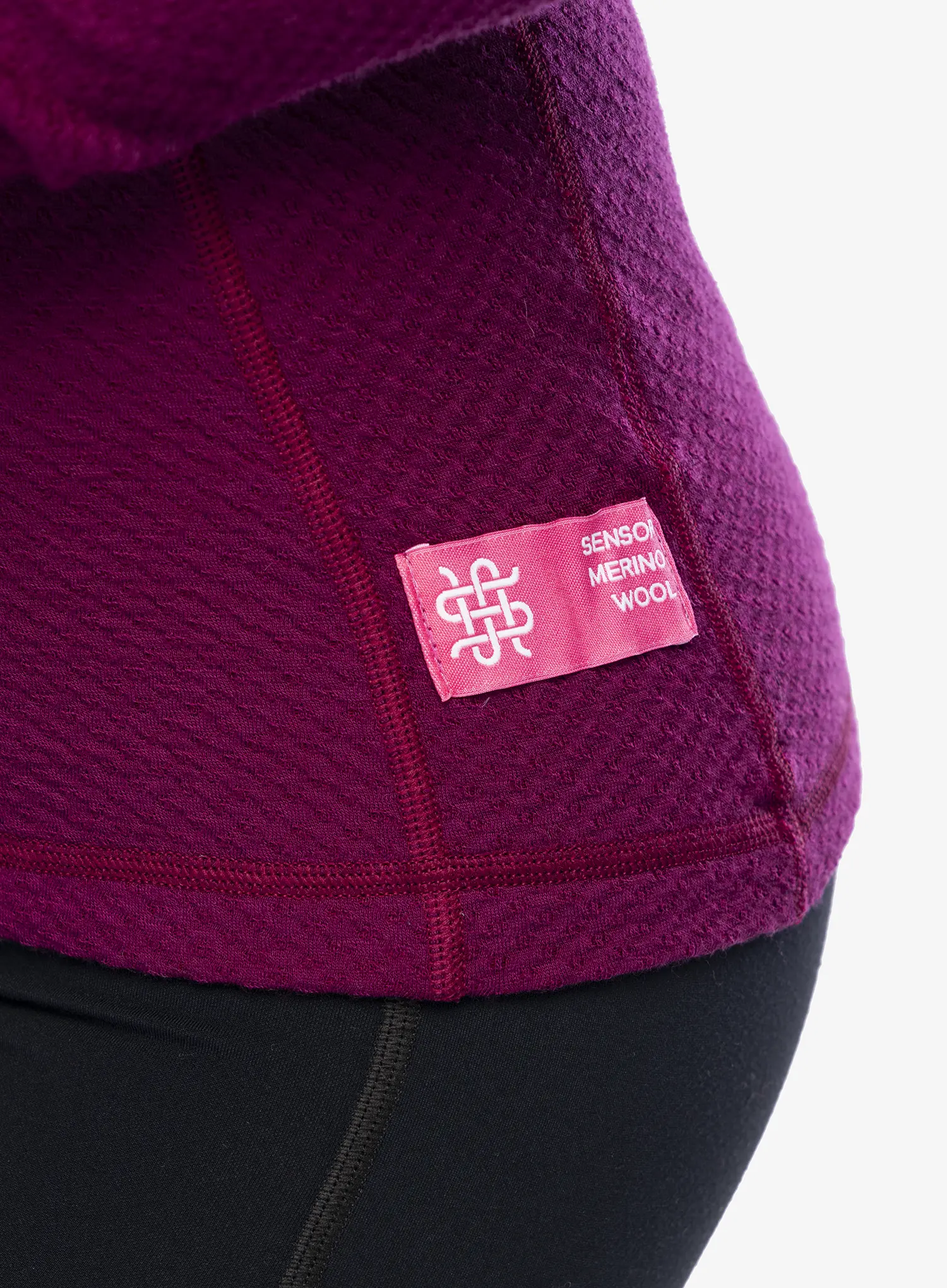 Termoaktivna dukserica Sensor Merino DF Tee L/S - lilla