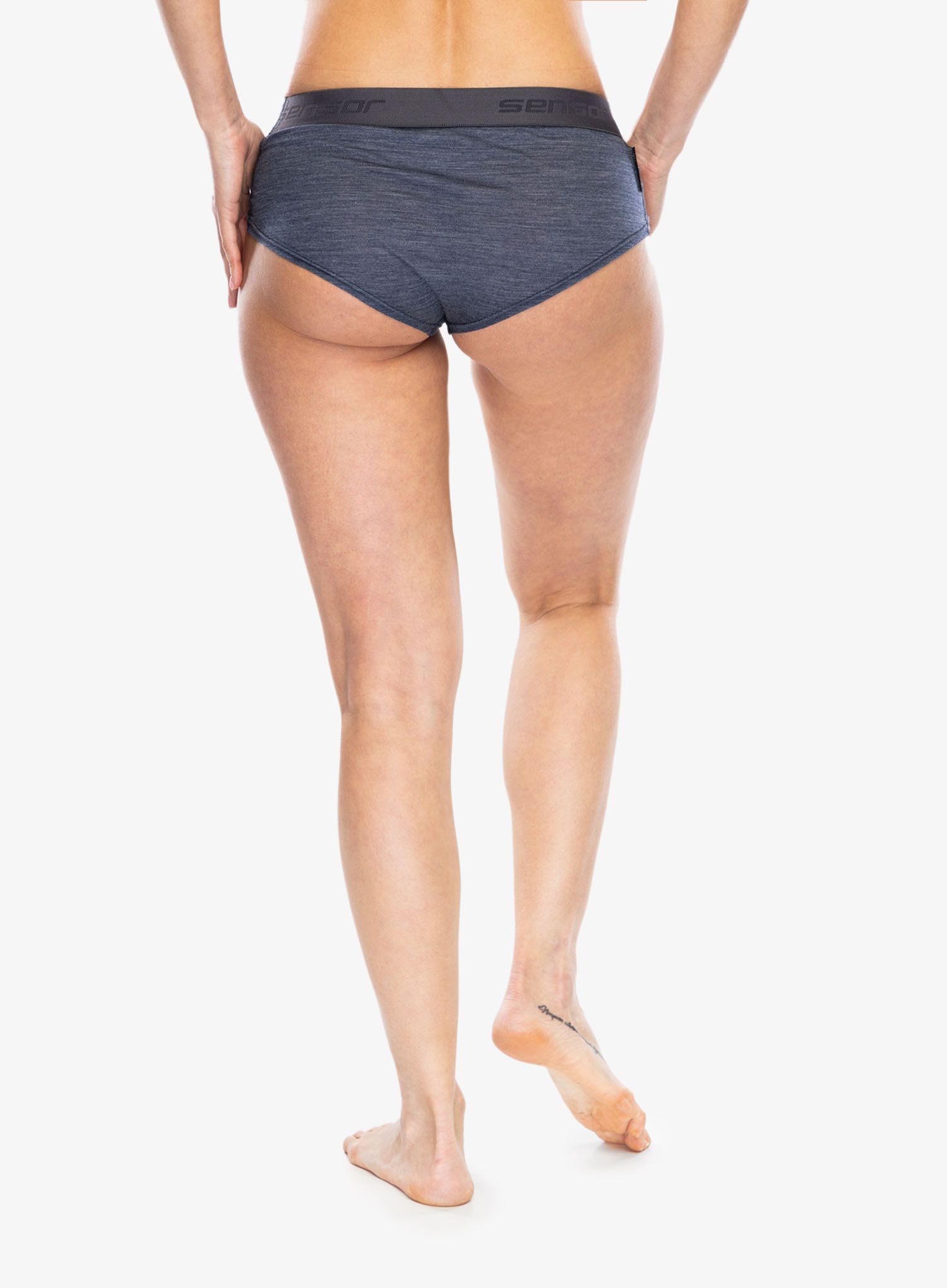 Ženske termoaktivne gaćice Sensor Merino Lite Panties - mottled blue