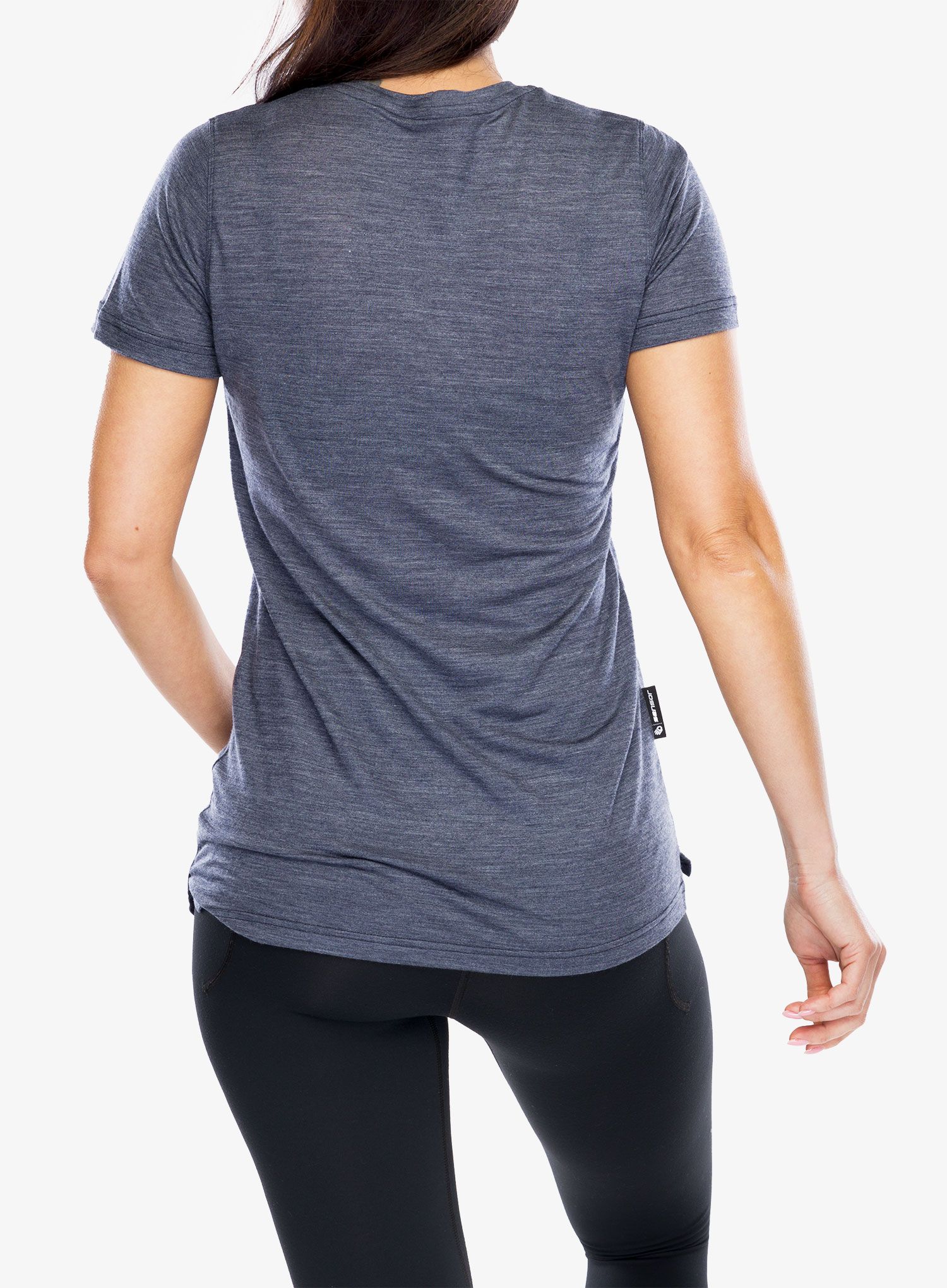 Ženska merino majica Sensor Merino Lite Tee SS - mottled blue