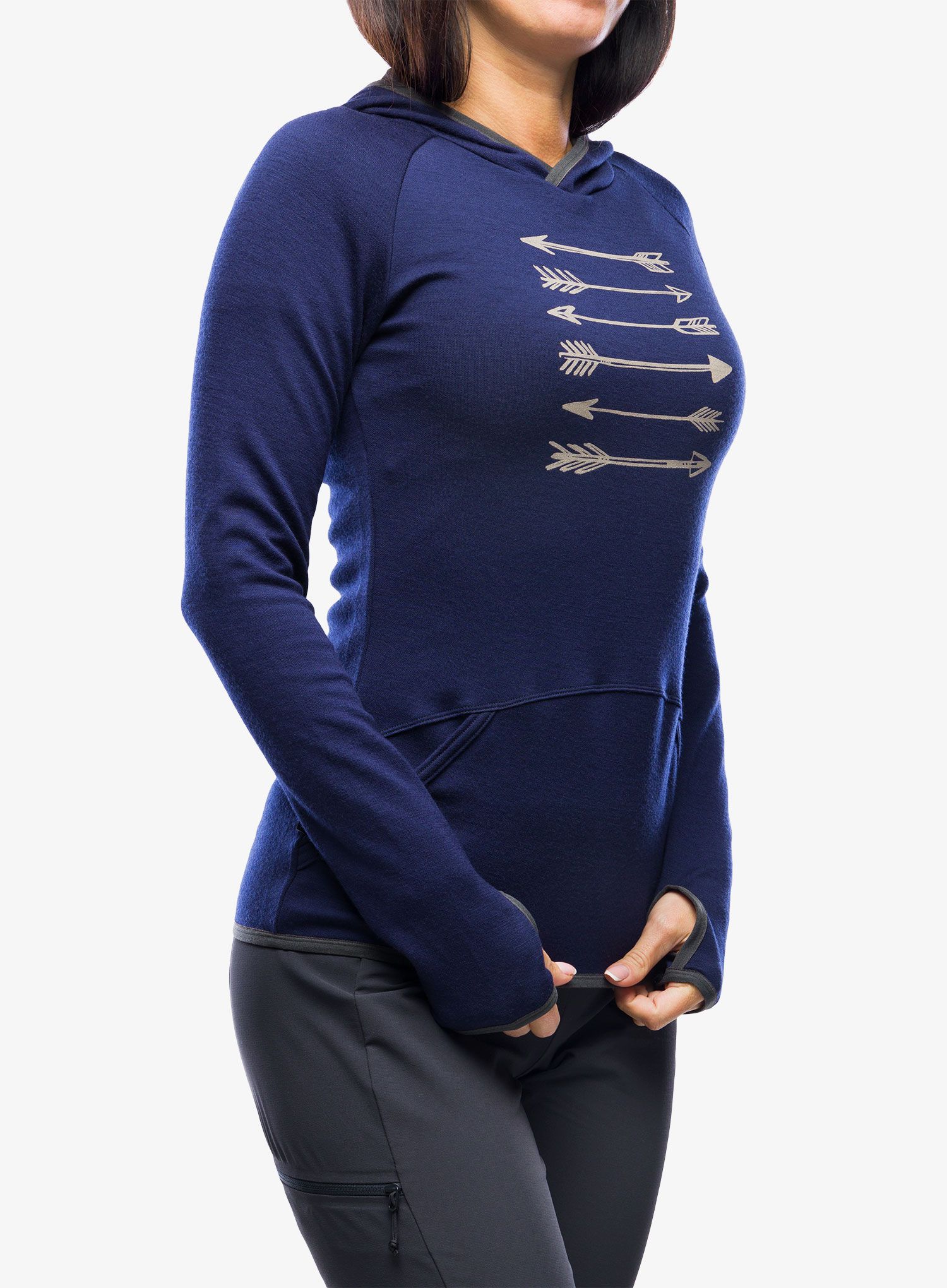 Under armour top hoodie women deepblue