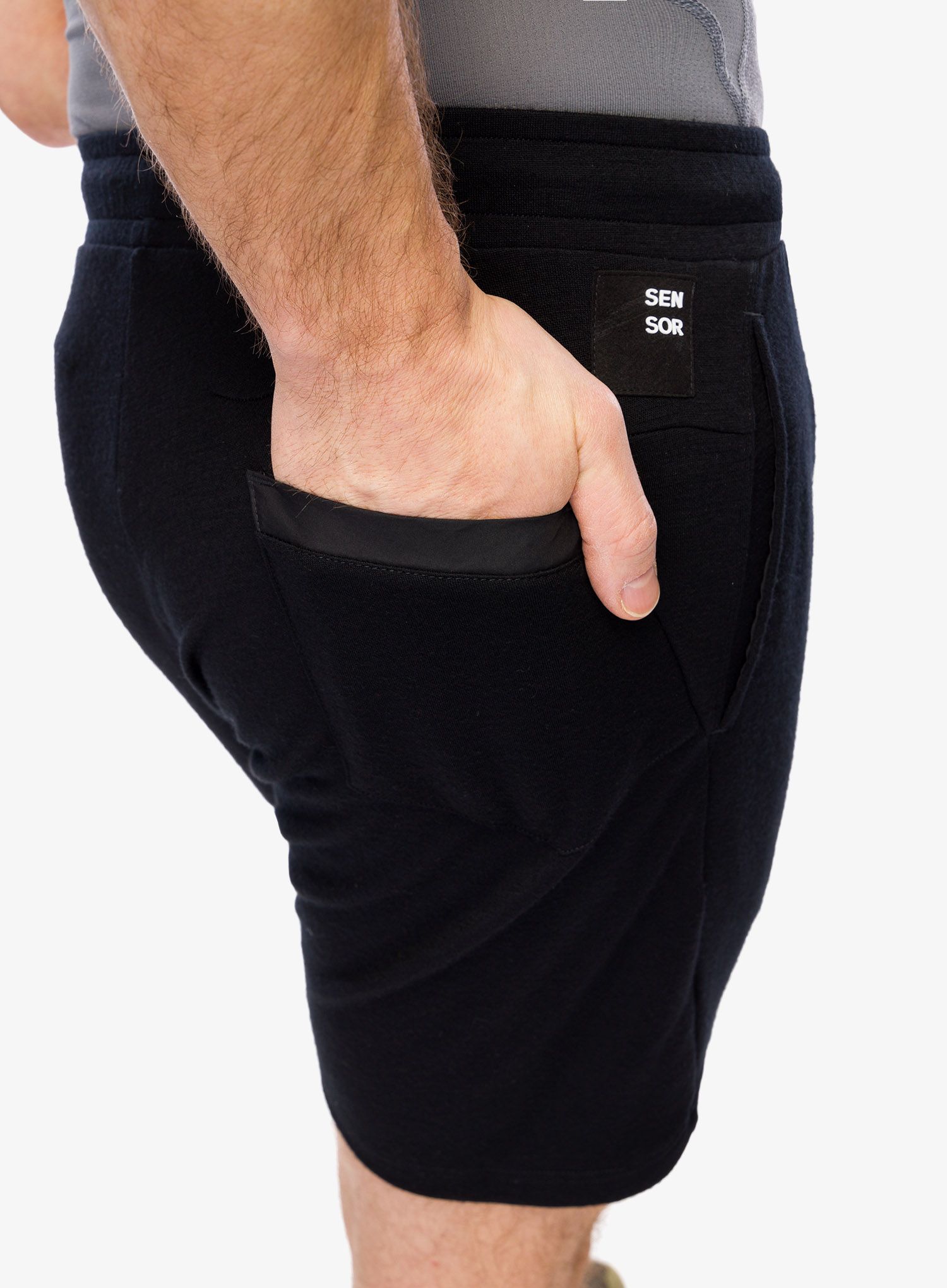 Kratke hlače Sensor Merino Upper Traveller Shorts - black