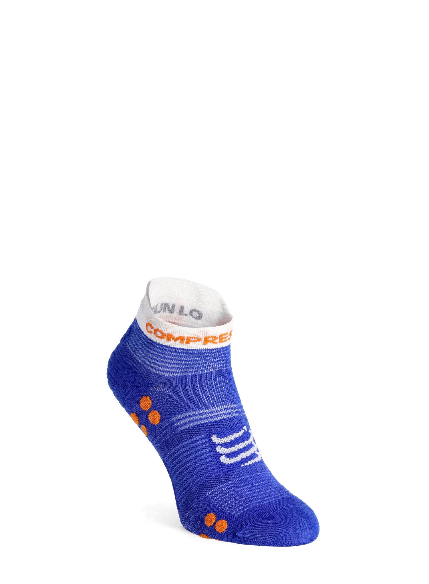 Čarape za trčanje Compressport Pro Racing Socks v4.0 Run Low - dazz blue/white