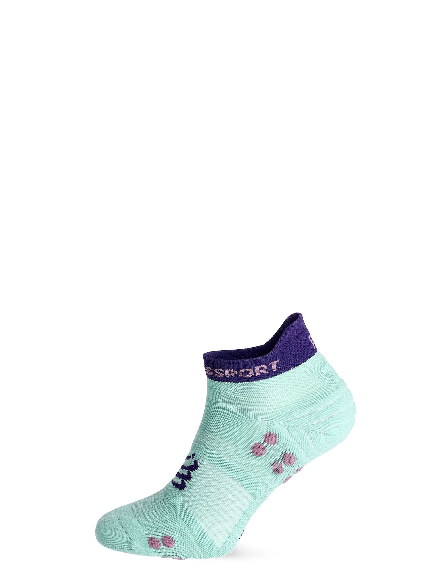 Čarape za trčanje Compressport Pro Racing Socks v4.0 Run Low - shell blue/purple