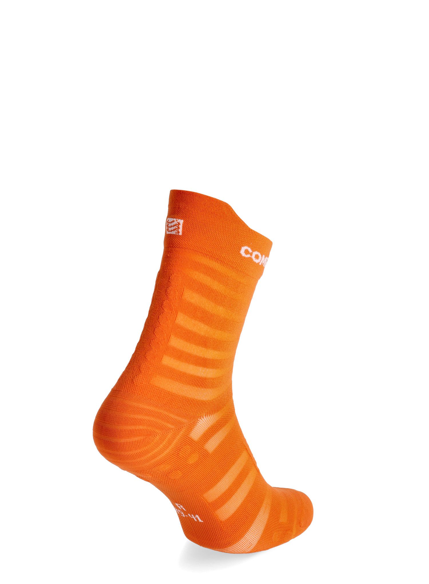 Čarape za trčanje Compressport Pro Racing v4.0 Ultralight Run High - fire/white