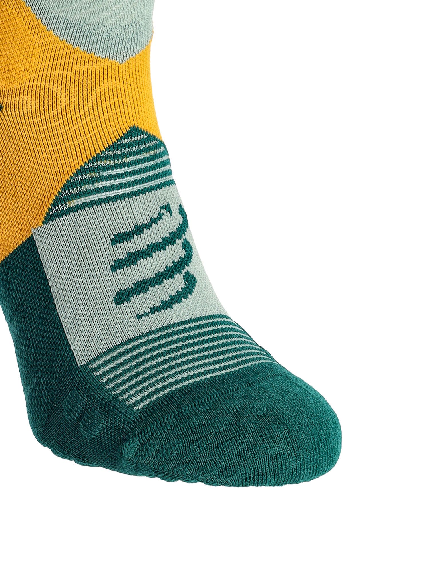 Čarape za trčanje Compressport Ultra Trail Socks v2.0 - slate grey/saffron