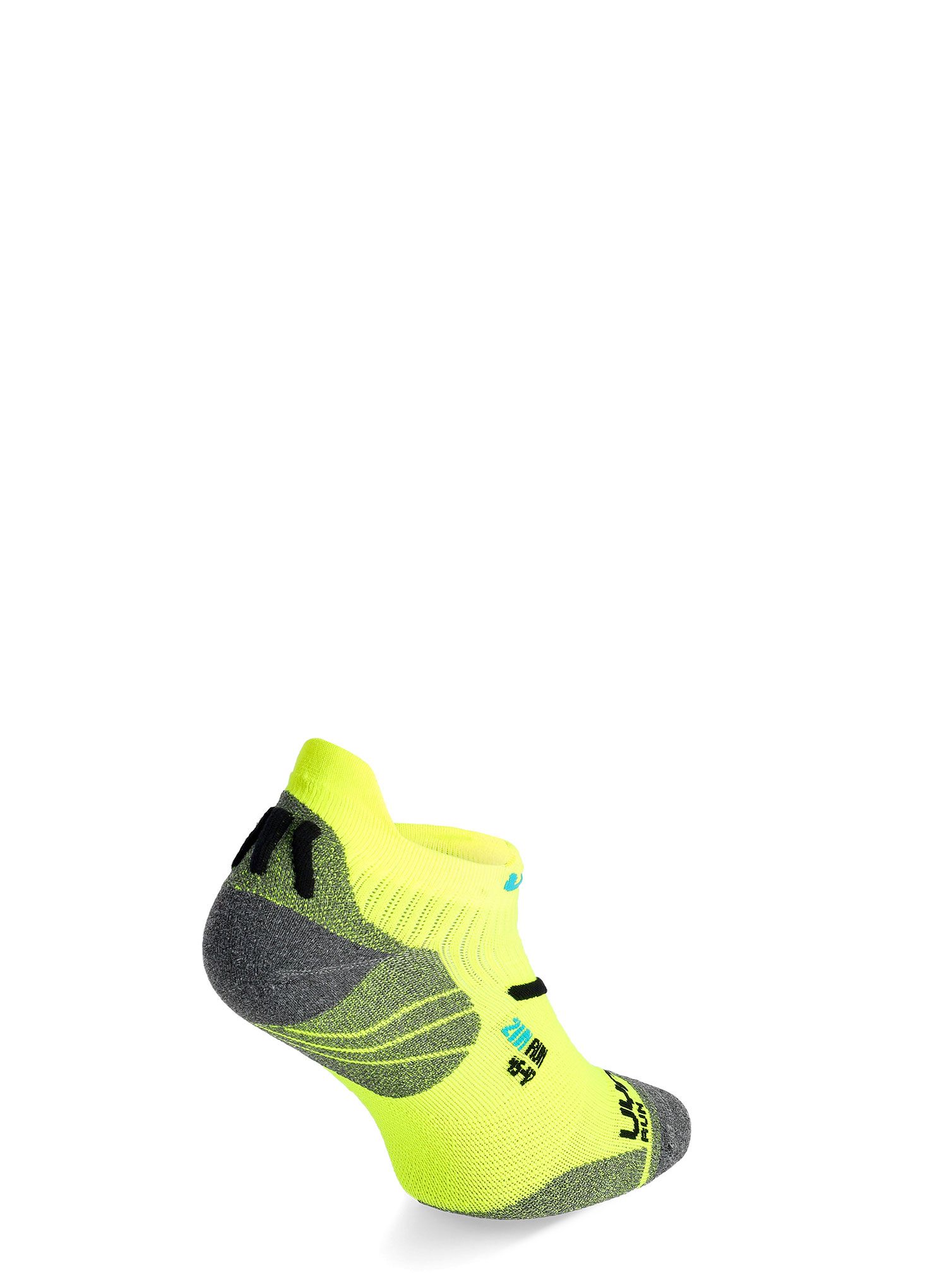 Čarape za trčanje UYN Run 2in Socks - yellow fluo/black