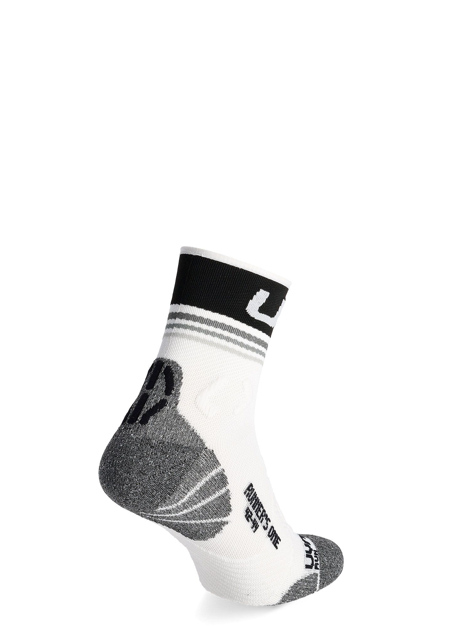Čarape za trčanje UYN Runner's One Short Socks - white/black