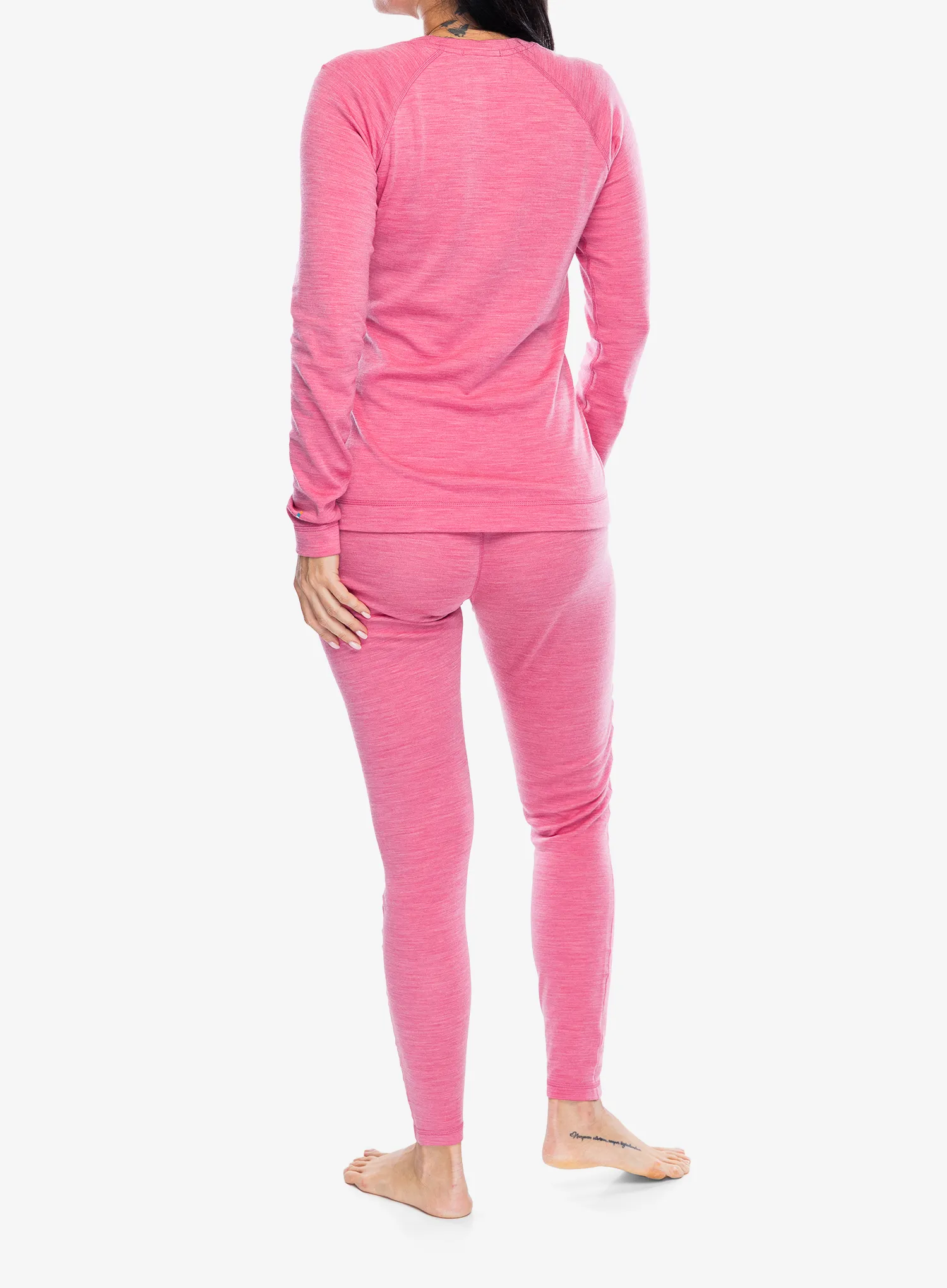 Ženska termoaktivna dukserica SmartWool Merino 250 Baselayer Crew - garden pink heather