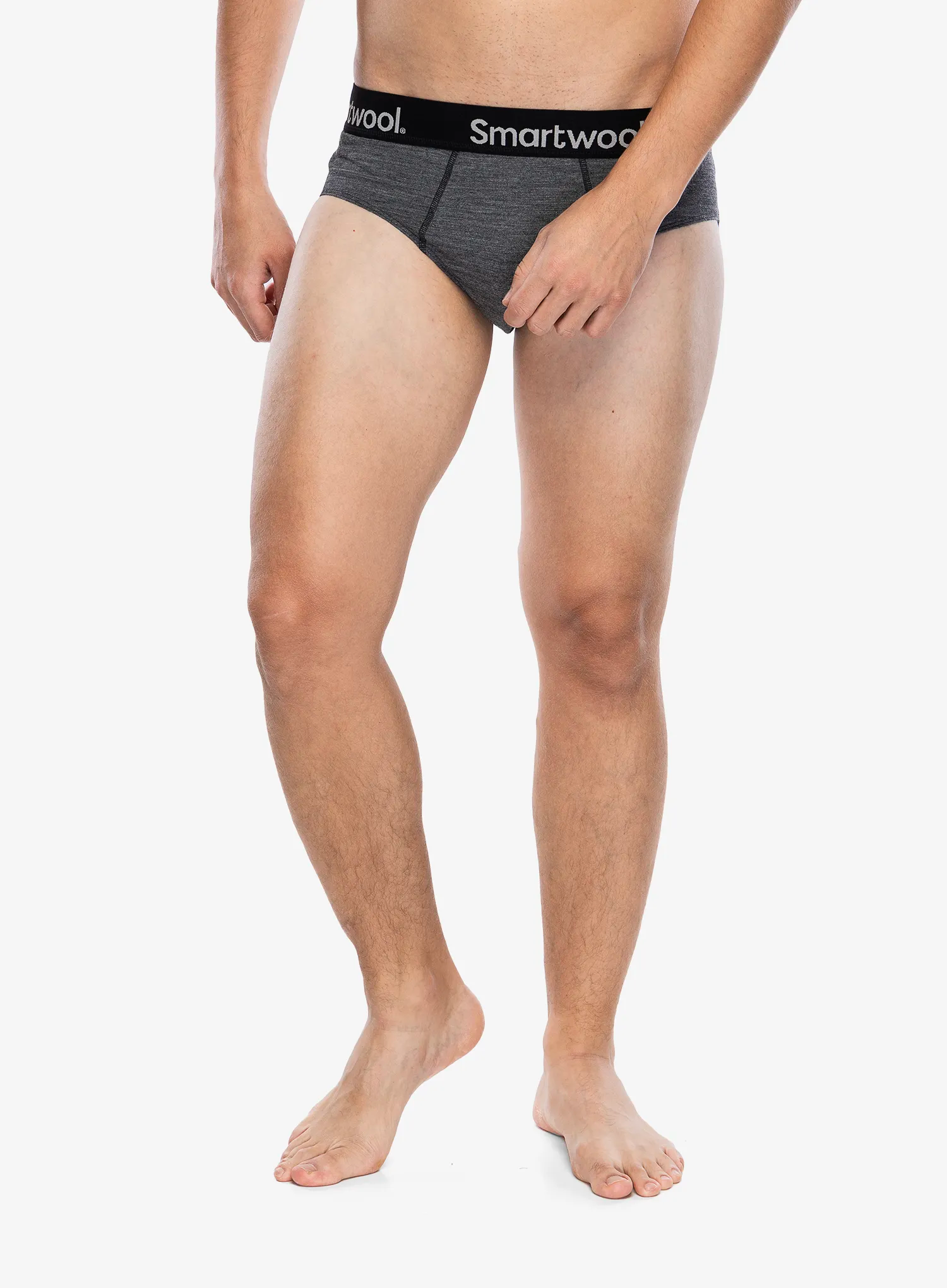 Termo gaće Smartwool Active Brief Boxed - medium gray heather