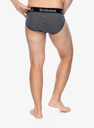 Termo gaće Smartwool Active Brief Boxed - medium gray heather